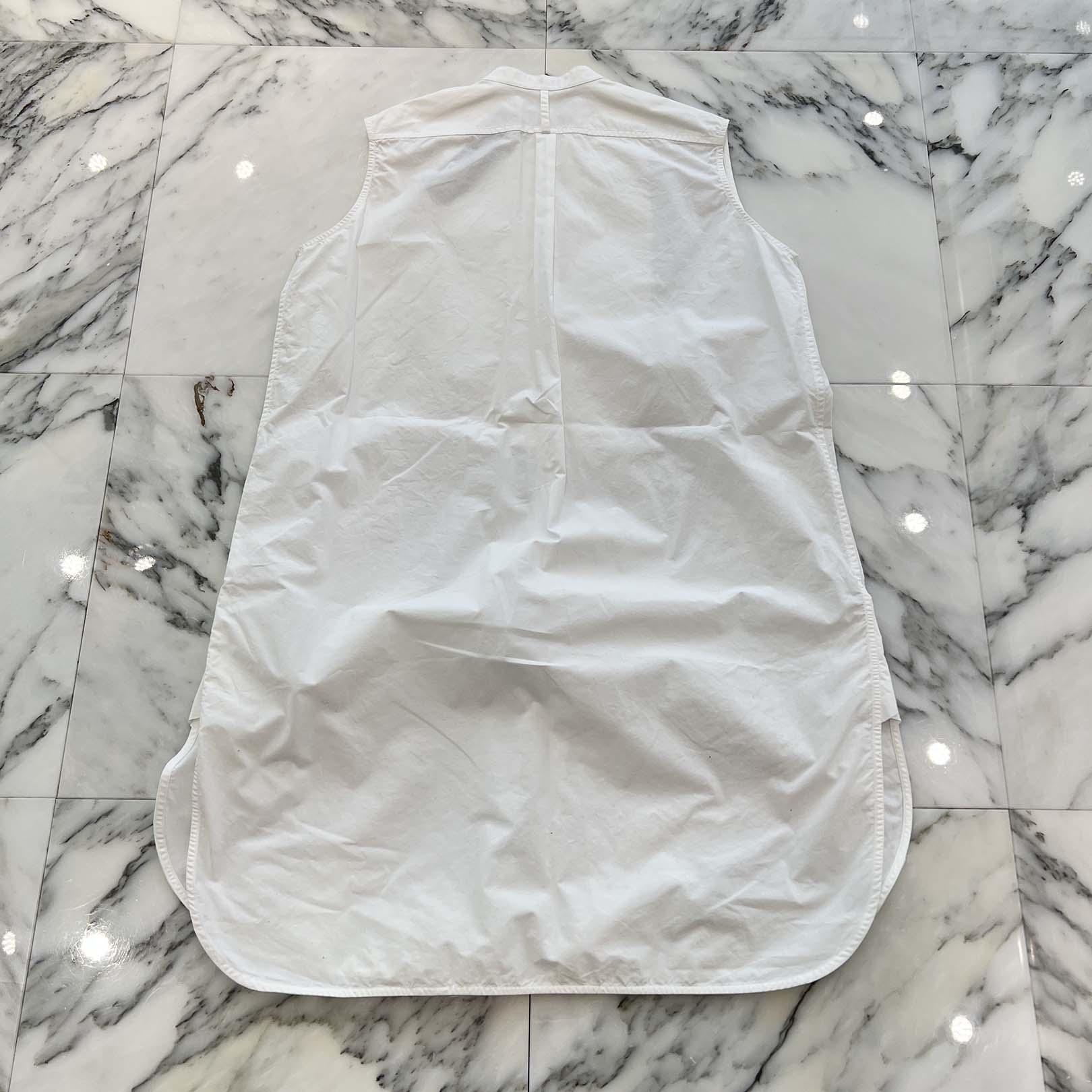 LOEWE 2021SS Sleeveless Shirt Dress S2109140GH Size 34 ロエベ ノースリーブシャツ ワンピース サイズ34