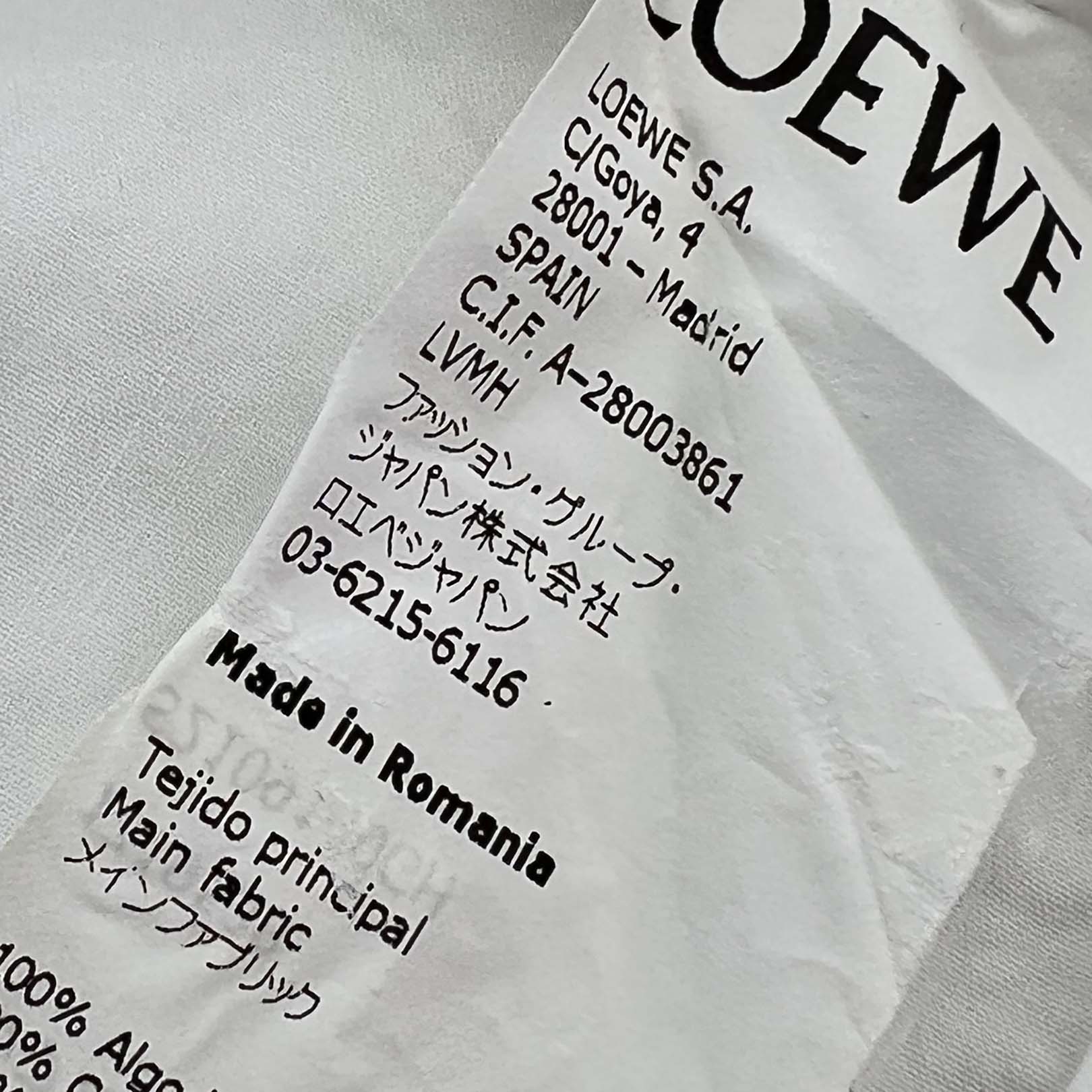 LOEWE 2021SS Sleeveless Shirt Dress S2109140GH Size 34 ロエベ ノースリーブシャツ ワンピース サイズ34