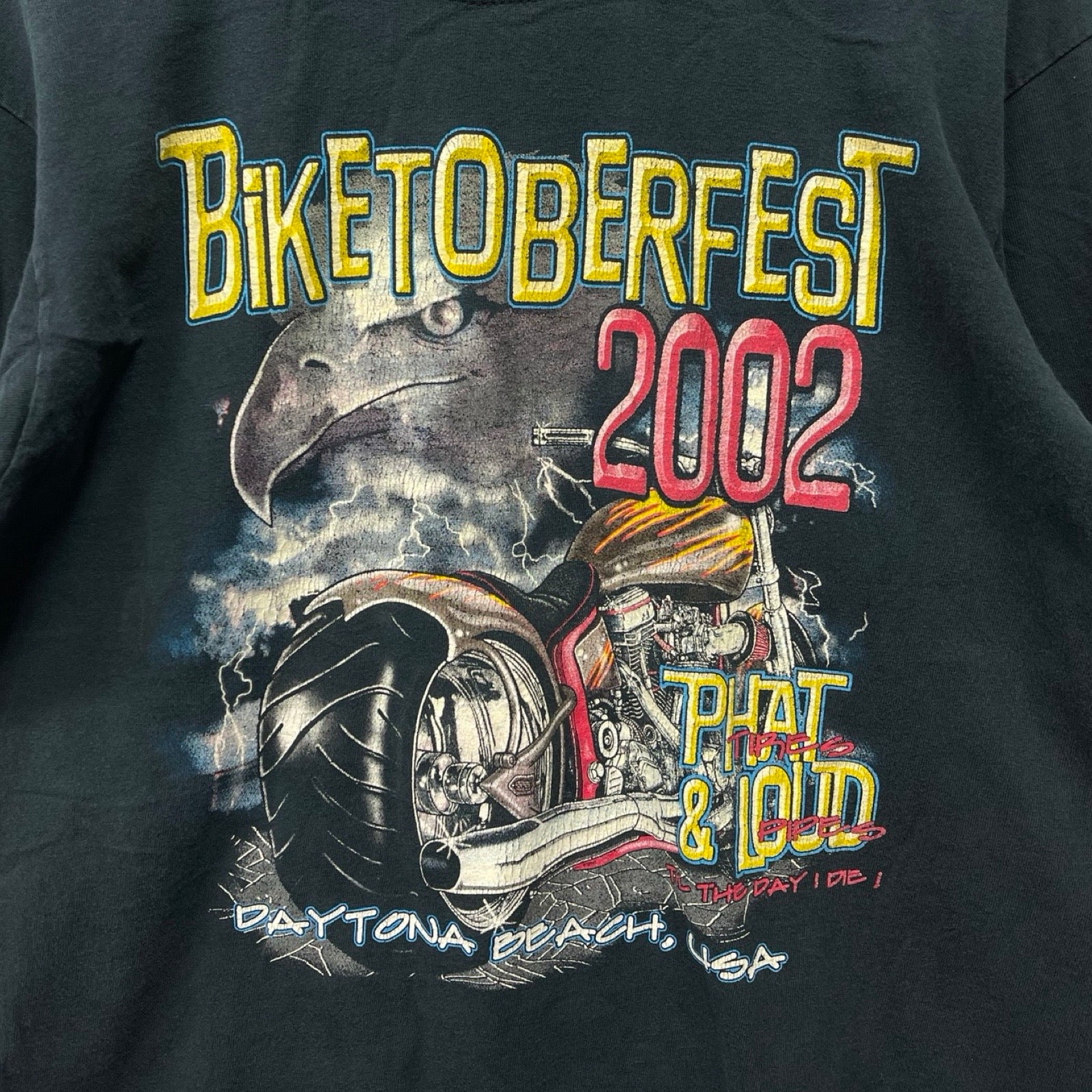 Vintage 00's Harley-Davidson "Biketoberfest 2002" L/S Tee Size M
