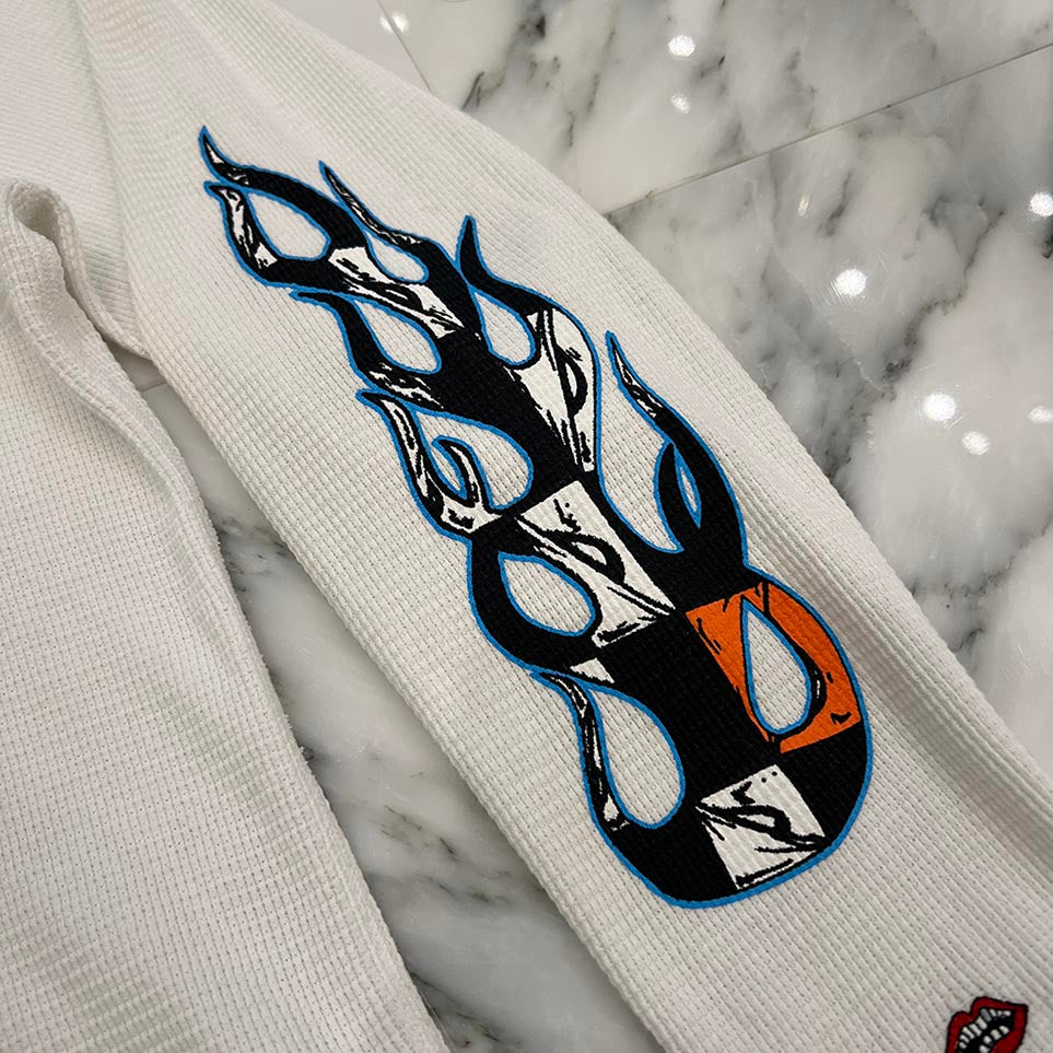 CHROME HEARTS × MATTY BOY SINISTER IN ALL THE WAYS Thermal Long Sleeve Tee XL クロムハーツ × マッティボーイ SINISTER インオールザウェイズ サーマル ロングスリーブ Tシャツ サイズXL