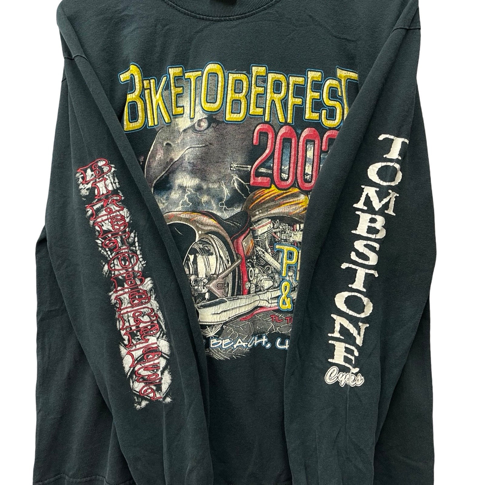 Vintage 00's Harley-Davidson "Biketoberfest 2002" L/S Tee Size M