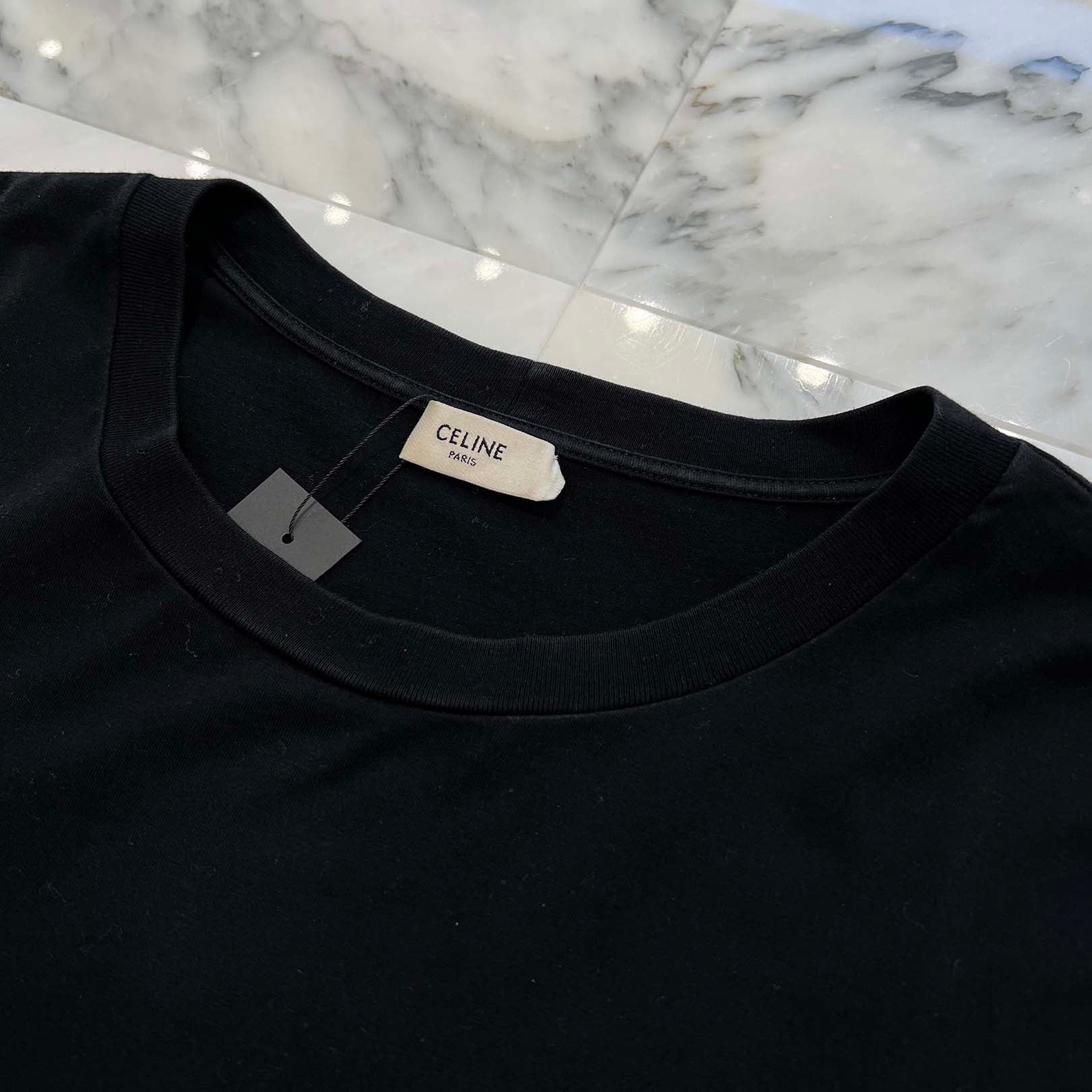 CELINE 2021SS Loose Cotton Jersey Tee 2X681671Q Size XXL セリーヌ ルーズ コットン ジャージー Tシャツ サイズXXL