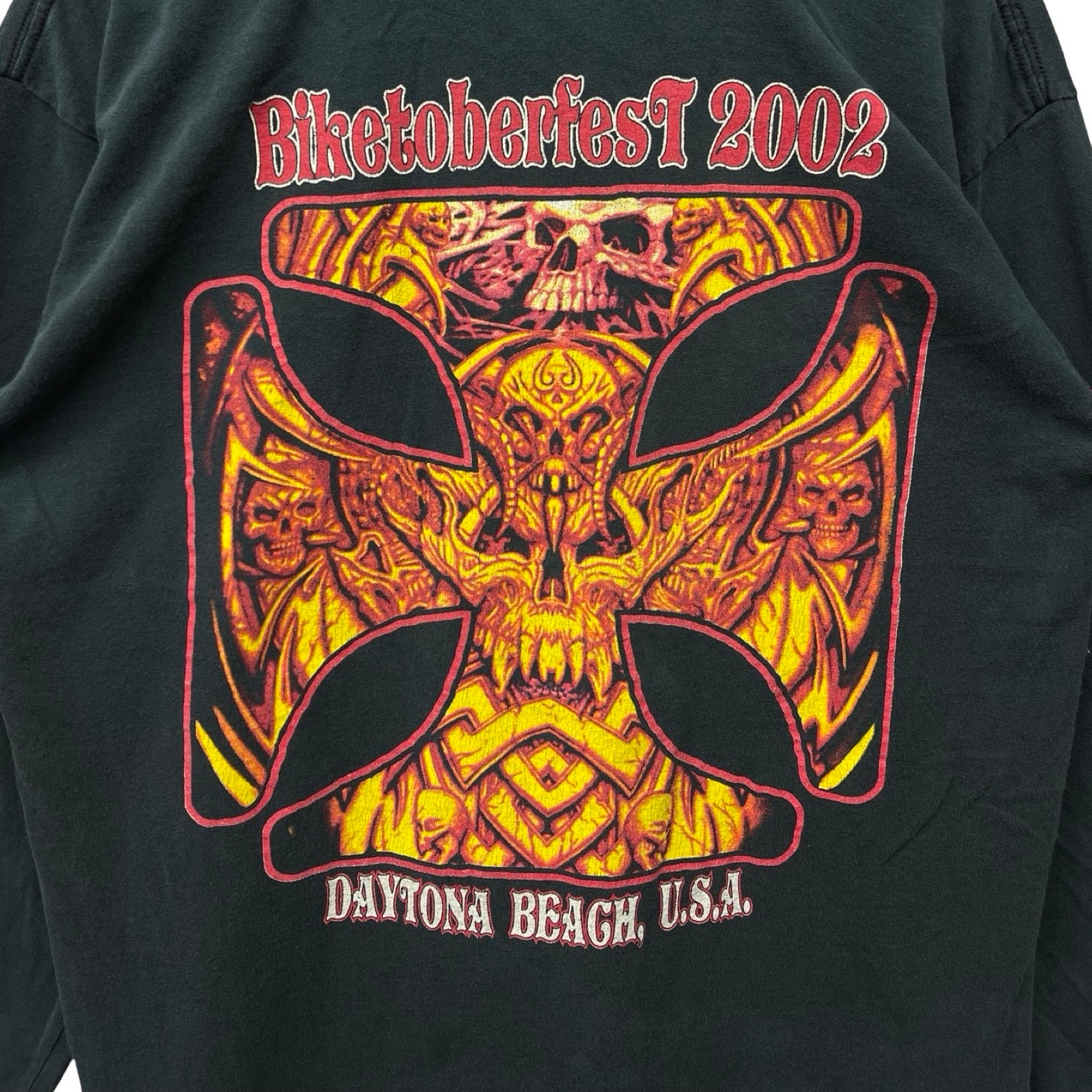 Vintage 00's Harley-Davidson "Biketoberfest 2002" L/S Tee Size M