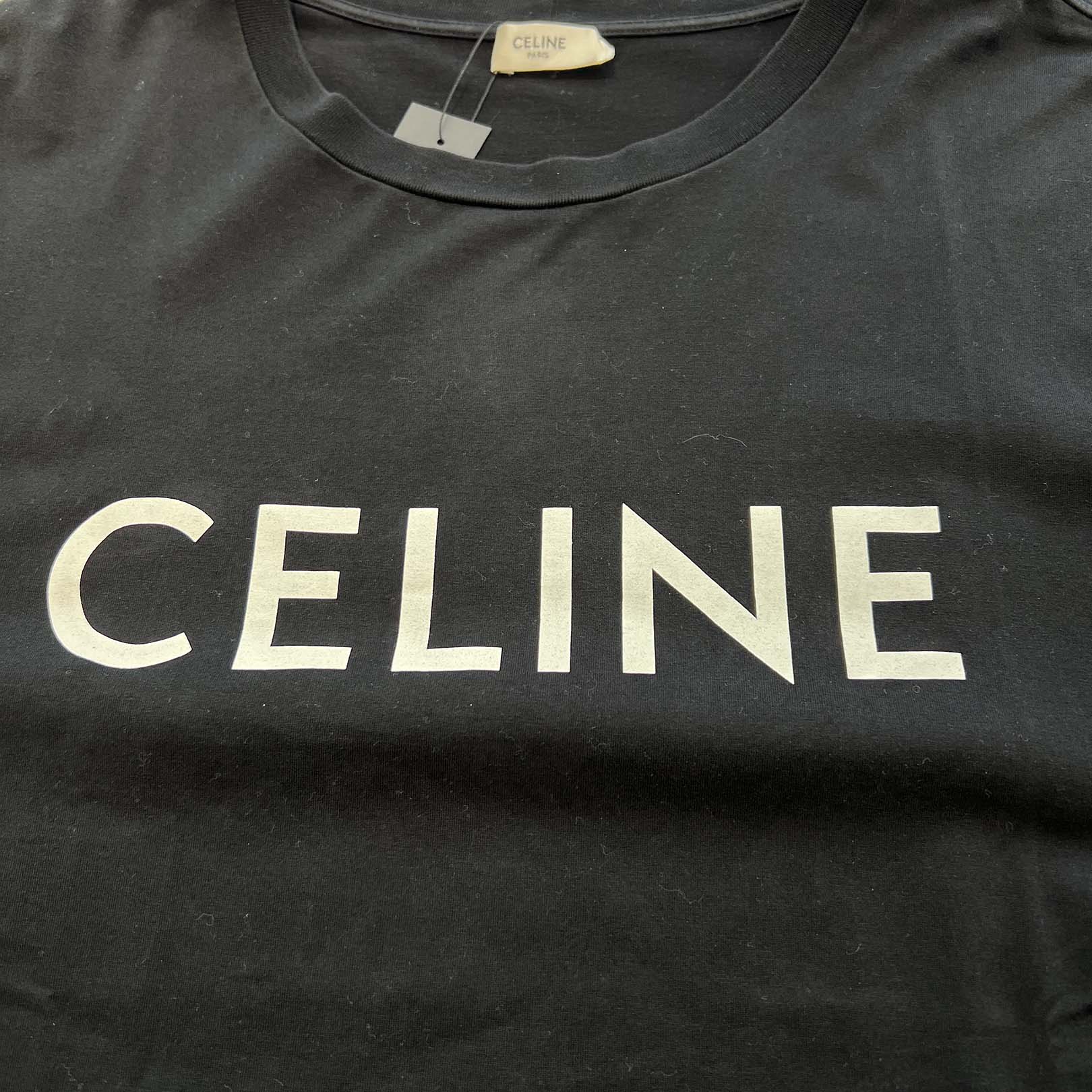 CELINE 2021SS Loose Cotton Jersey Tee 2X681671Q Size XXL セリーヌ ルーズ コットン ジャージー Tシャツ サイズXXL
