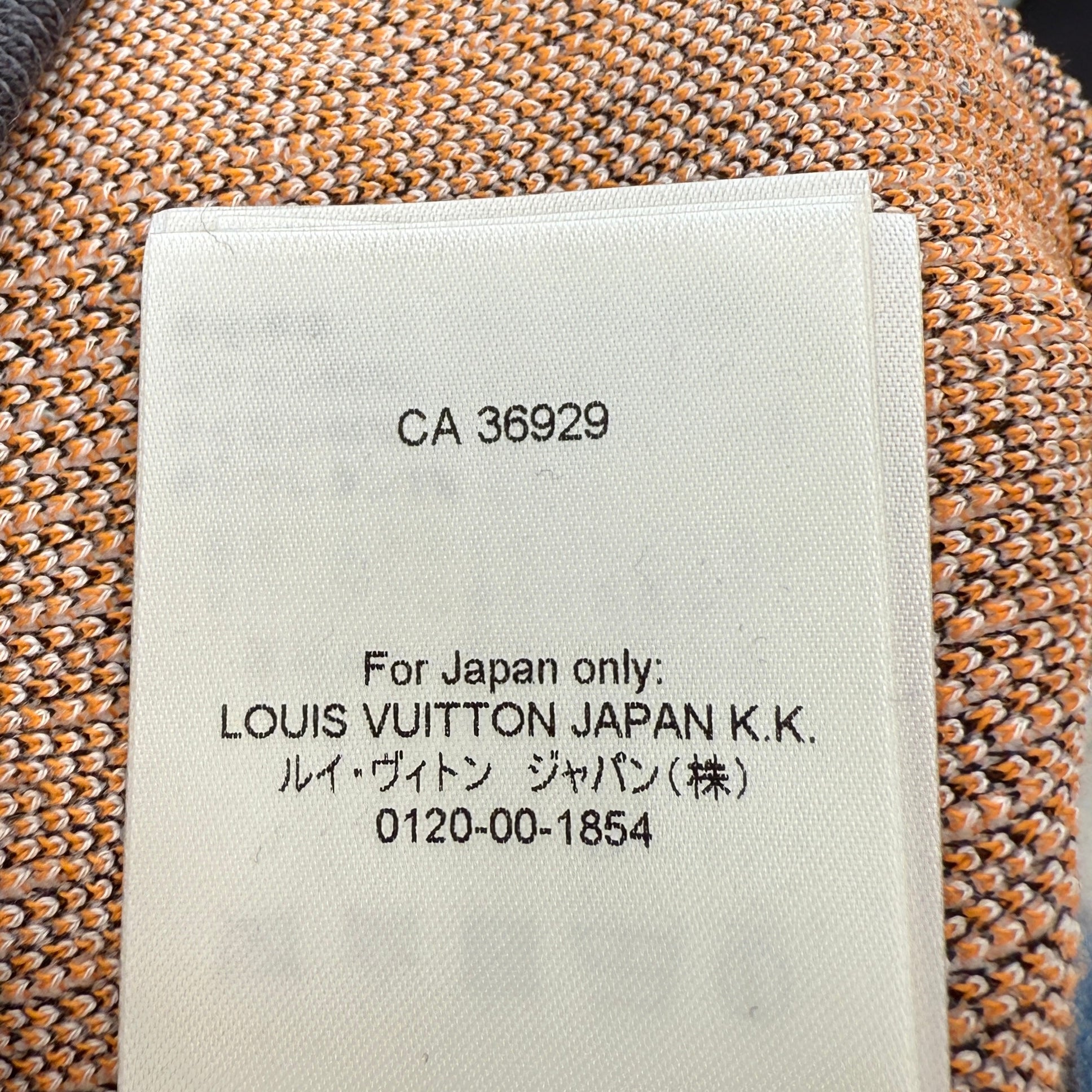 LOUIS VUITTON 2024AW Quilted Cotton Blend Crew Neck 1AGK20 Size L ルイヴィトン キルティング コットンブレンド クルーネック サイズL