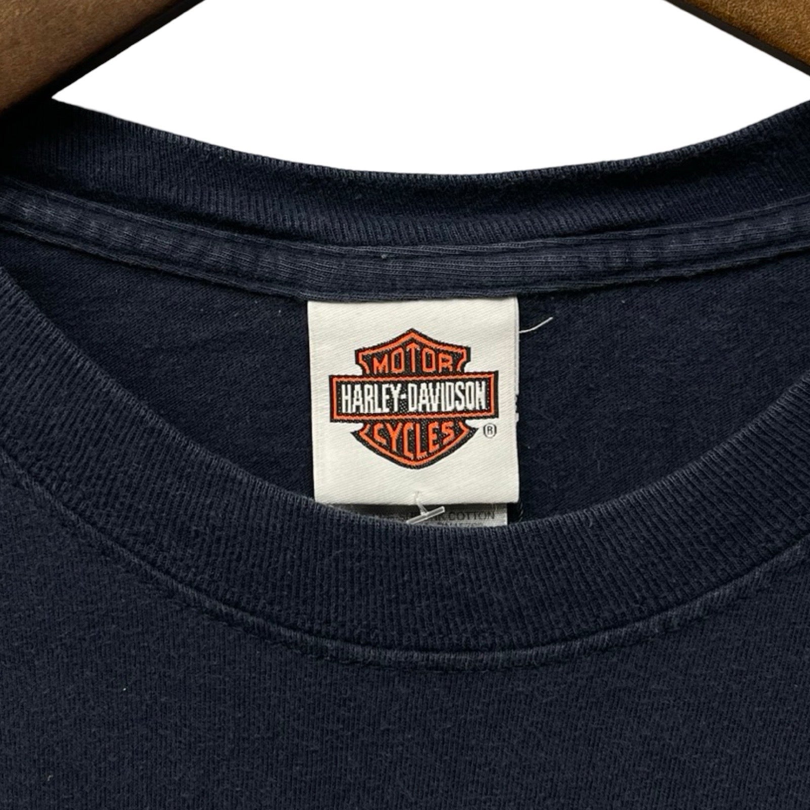 Vintage 00's Harley-Davidson "PLOURDE'S" Madawaska Maine 2007 L/S Tee Size L