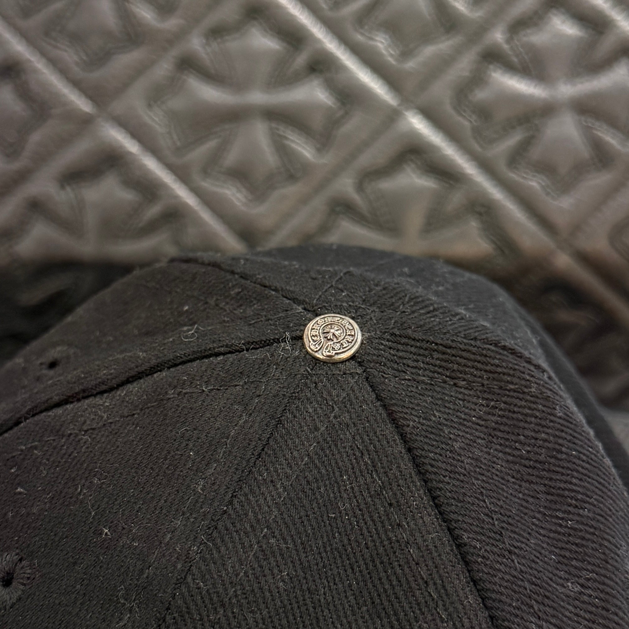 CHROME HEARTS × MATTY BOY Chomper Patch Leather Belt Trucker Cap Size ONE SIZE (53-60) クロムハーツ × マッティボーイ チョンパー パッチ レザーベルト トラッカーキャップ ONE SIZE (53-60)