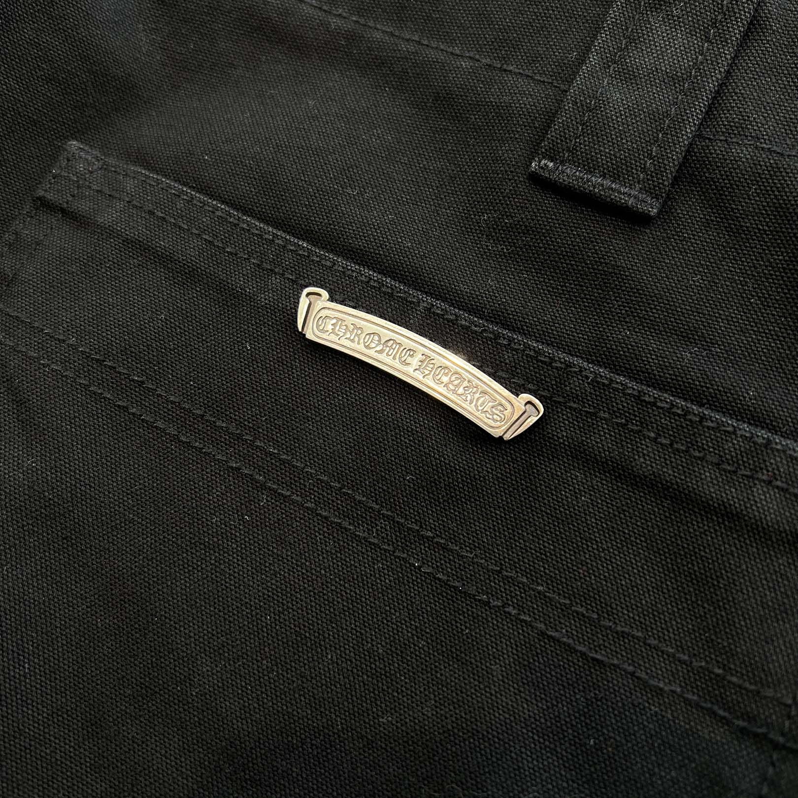 CHROME HEARTS FATIGUE Baker Cross Ball Button Denim Pants Size 36 クロムハーツ ファティーグ ベイカークロスボールボタンデニムパンツ サイズ36