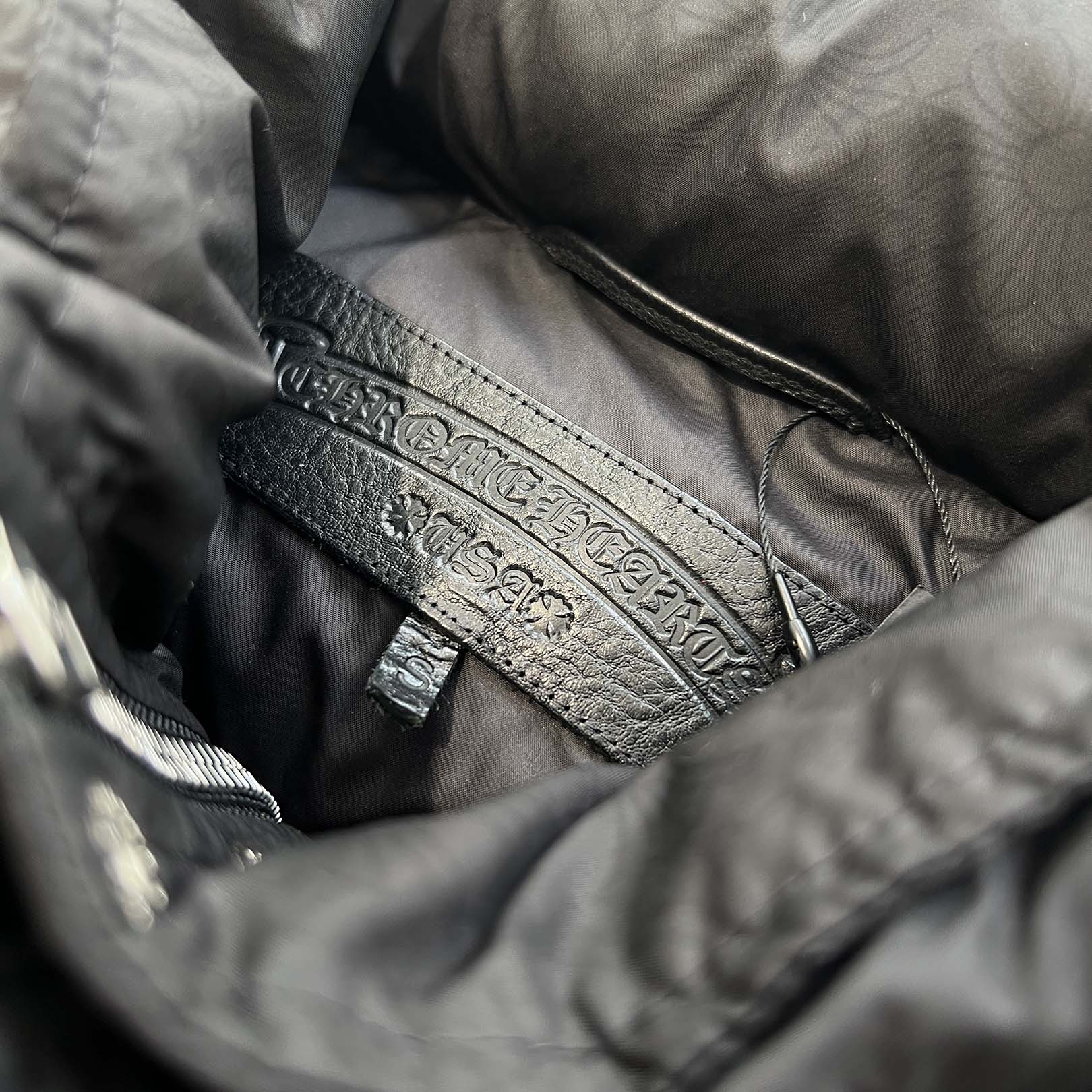 CHROME HEARTS Cropped CH Plus Stiff Down Jacket Size S クロムハーツ クロップド CHプラス スティッフ ダウンジャケット サイズS