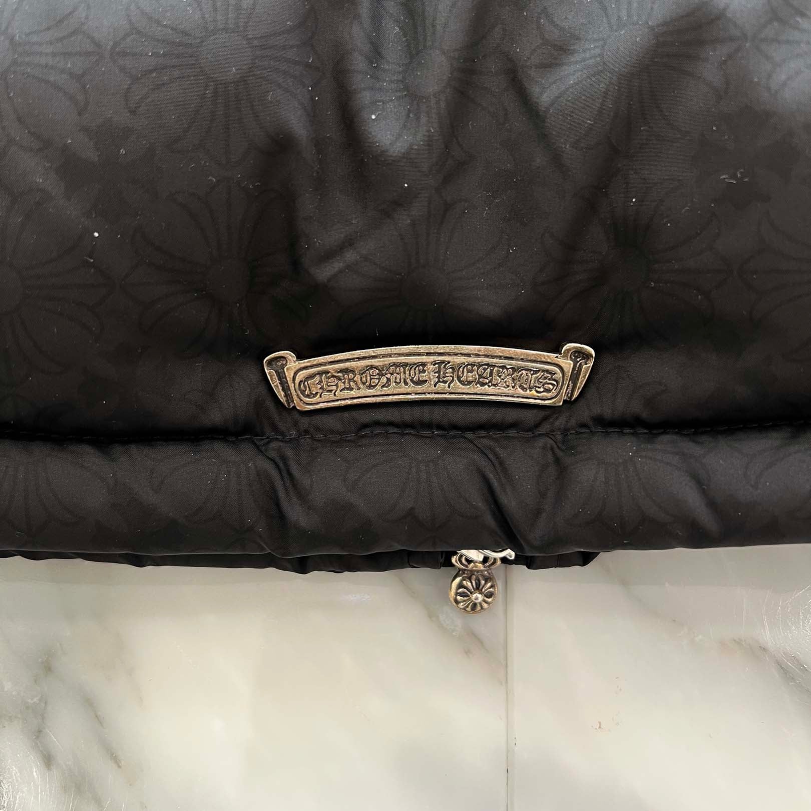 CHROME HEARTS Cropped CH Plus Stiff Down Jacket Size S クロムハーツ クロップド CHプラス スティッフ ダウンジャケット サイズS