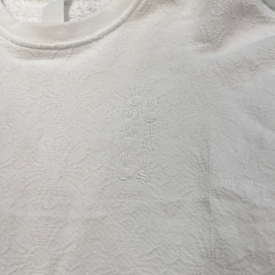 CHROME HEARTS Y NOT Vertical Logo Cropped Sweat Shirt Size M クロムハーツ ワイノット ヴァーティカルロゴ クロップド スウェットシャツ Tシャツ サイズM