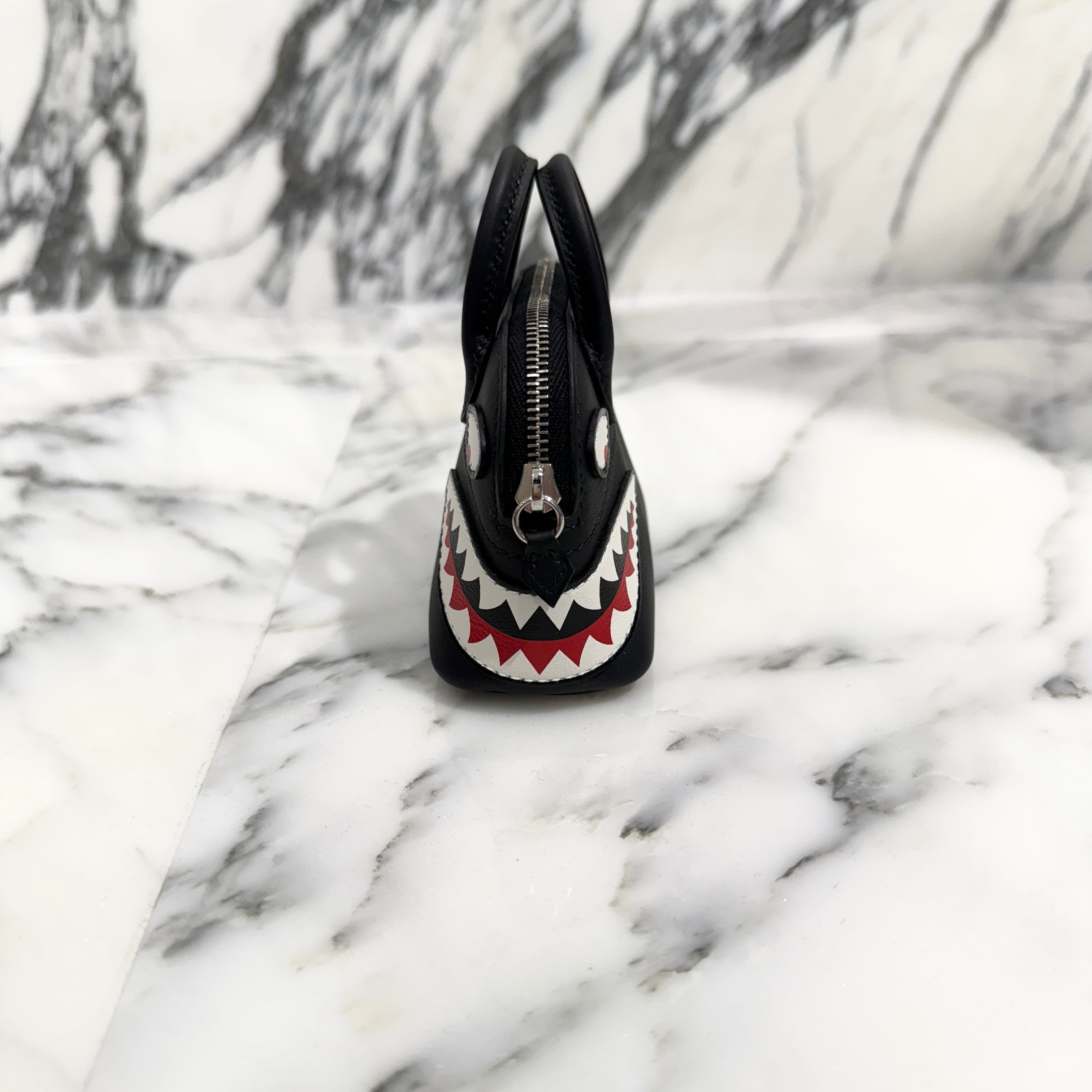 HERMES Bolide Shark Charm H085038CK89 エルメス ボリード シャーク チャーム レザーチャーム