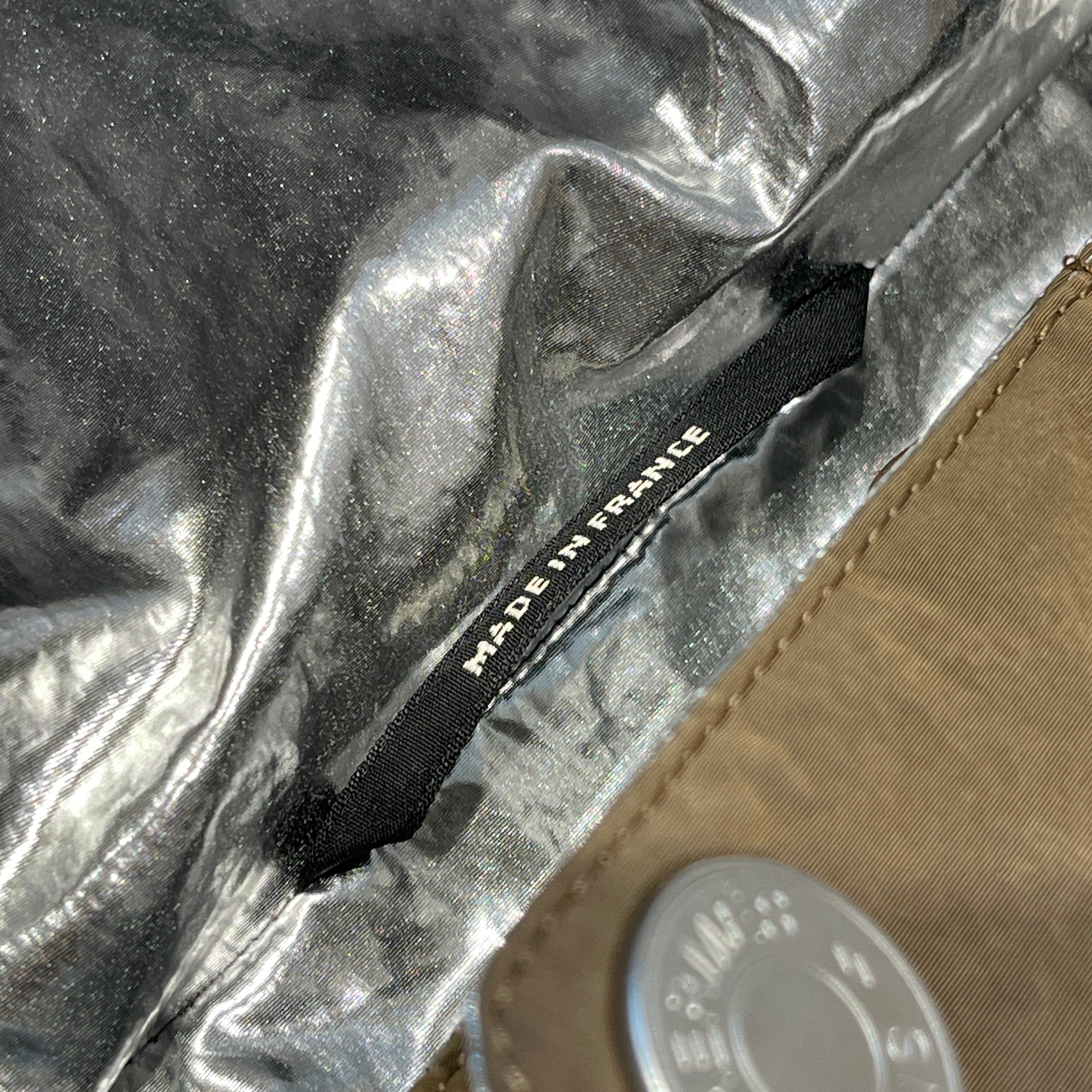 HERMES 2019AW Metallic Lining Hoodie Down Jacket Size 54 エルメス メタリックライニング フーディダウン ジャケット  サイズ54