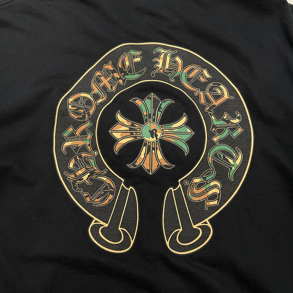 CHROME HEARTS Camo Horseshoe Zip Up Hoodie Size M クロムハーツ カモ ホースシュージップアップフーディ サイズM