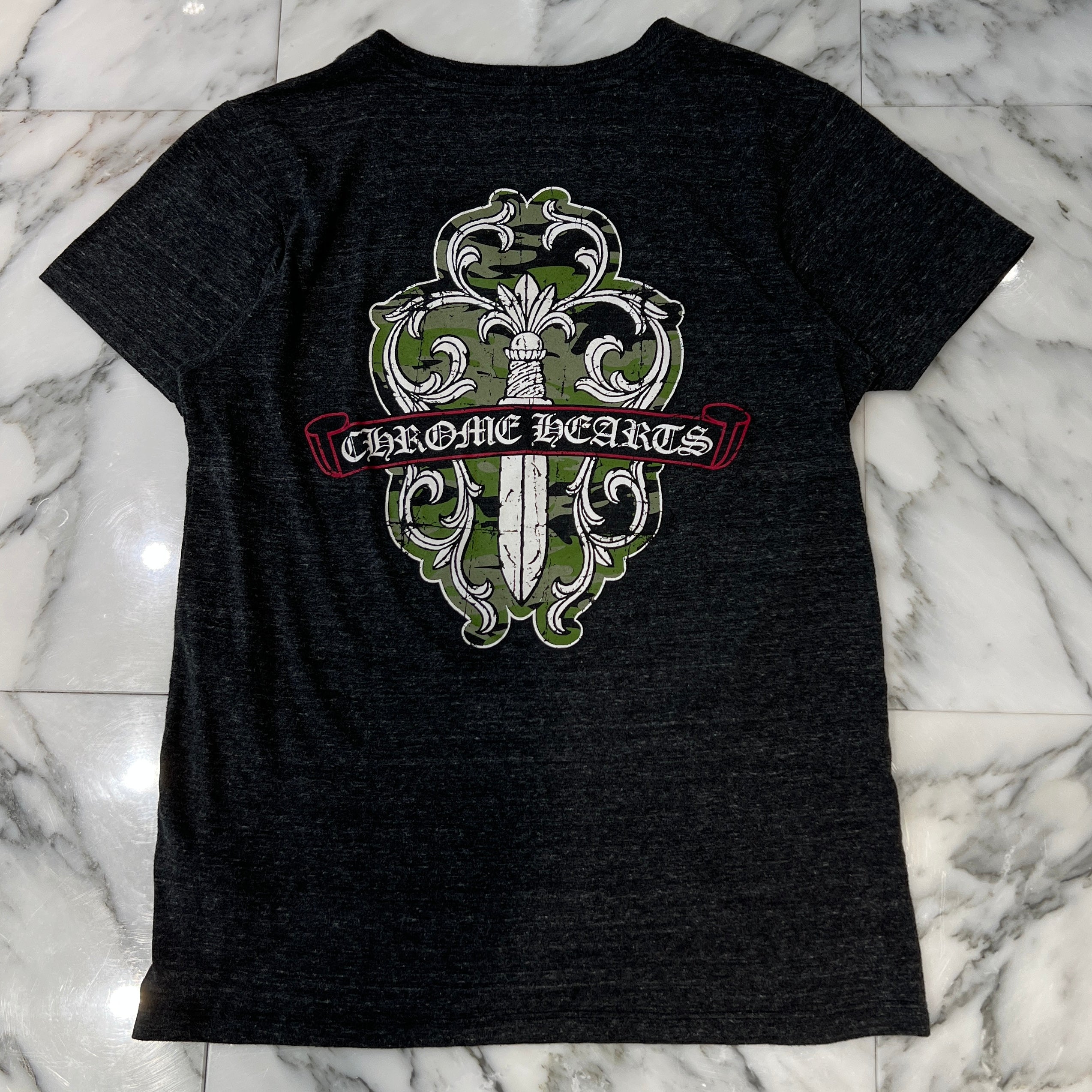 CHROME HEARTS Camouflage Vine Dagger Tee Size L クロムハーツ カモフラージュ ヴァインダガー Tシャツ サイズL