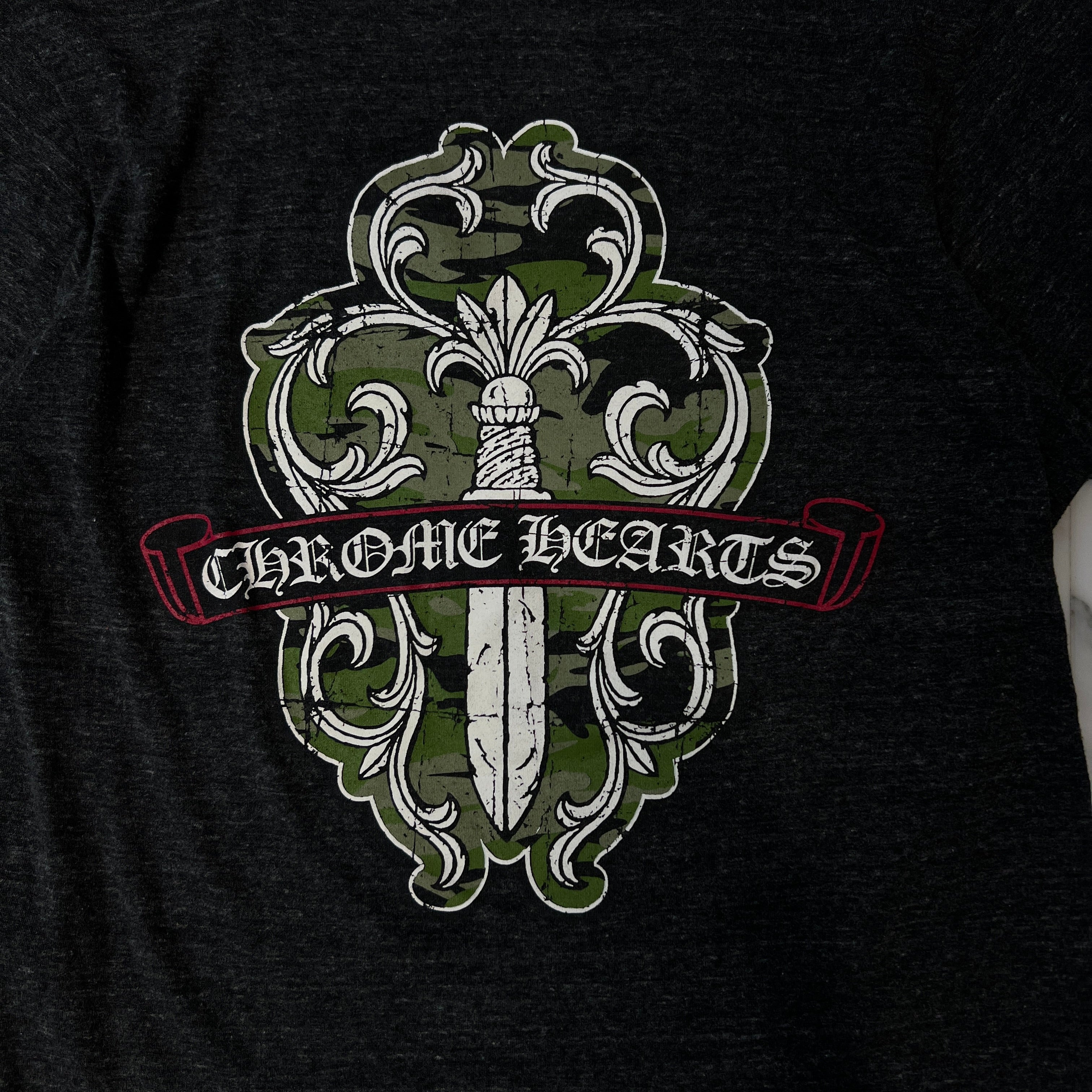 CHROME HEARTS Camouflage Vine Dagger Tee Size L クロムハーツ カモフラージュ ヴァインダガー Tシャツ サイズL