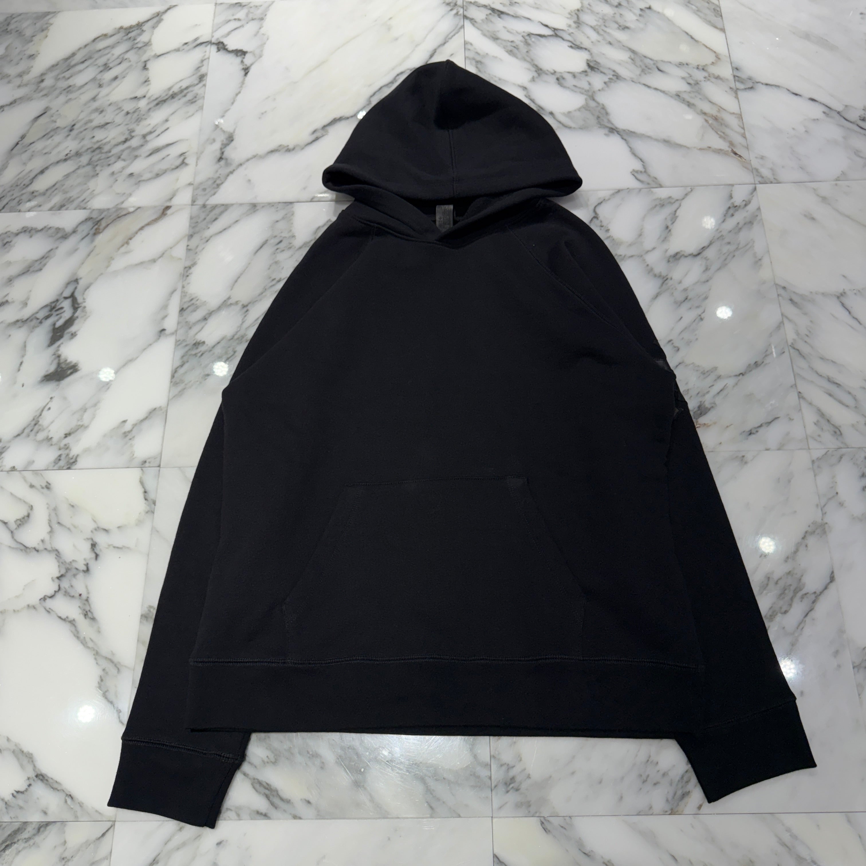 CHROME HEARTS Y NOT Cemetery Cross Leather Patch Pullover Hoodie Size L クロムハーツ ワイノット セメタリークロスレザーパッチ プルオーバー フーディー サイズL