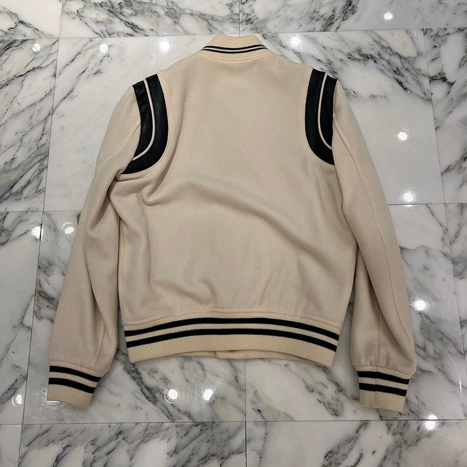 SAINT LAURENT PARIS 2022SS Blouson Teddy Jacket 354718 Y213Q Size 44 サンローランパリ ブルゾン テディジャケット サイズ44