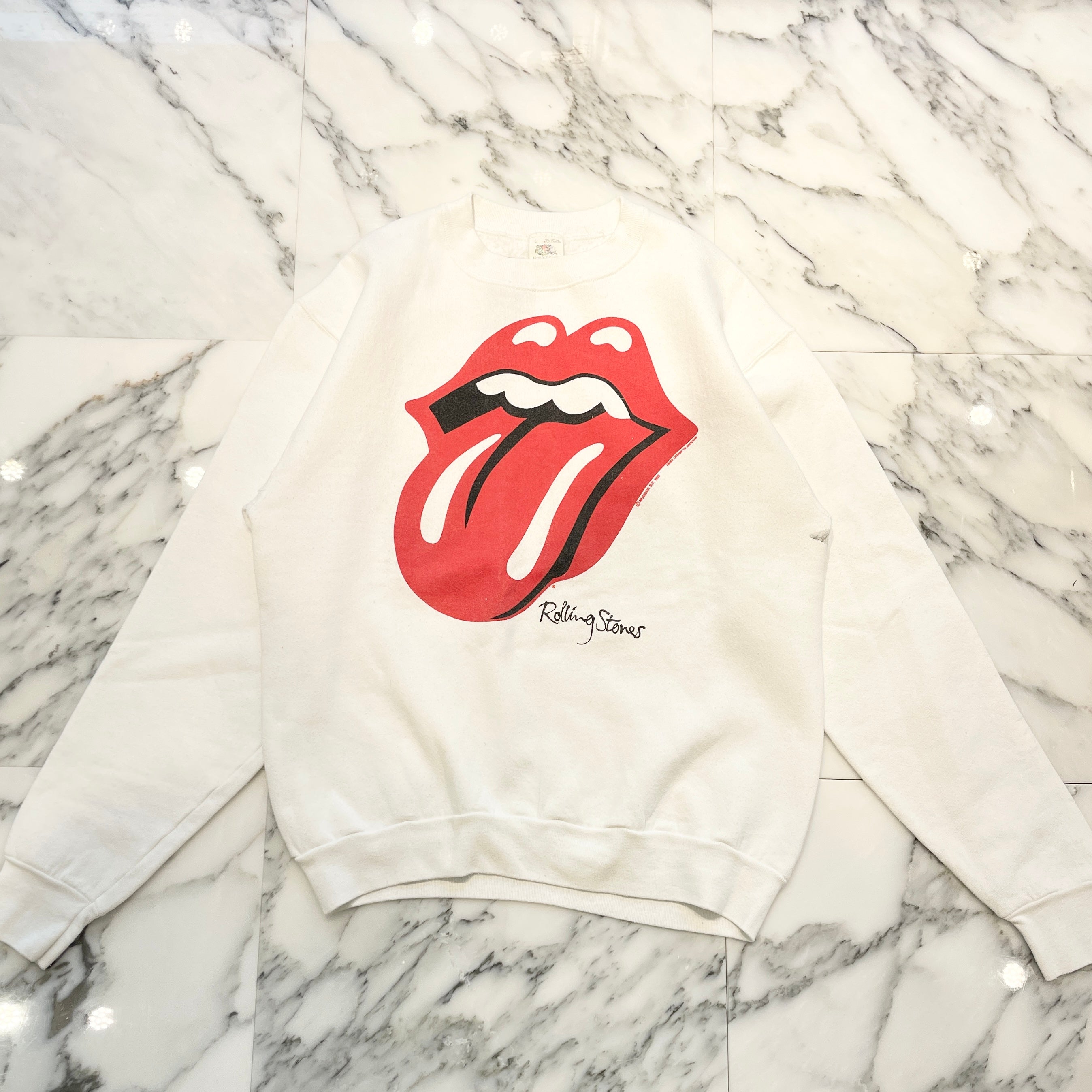 Vintage 90's The Rolling Stones 1989 North American Tour Sweat Shirt size L ヴィンテージ 90's ザ・ローリング・ストーンズ ノースアメリカツアー スウェットシャツ サイズL
