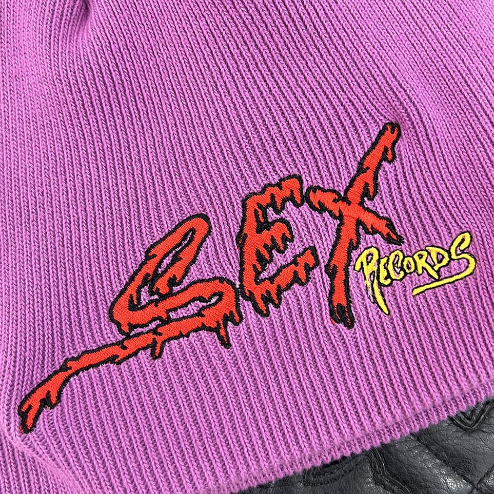 MATTY BOY ANTI PROMO SEX Records Embroidery Beanie Size ONE SIZE