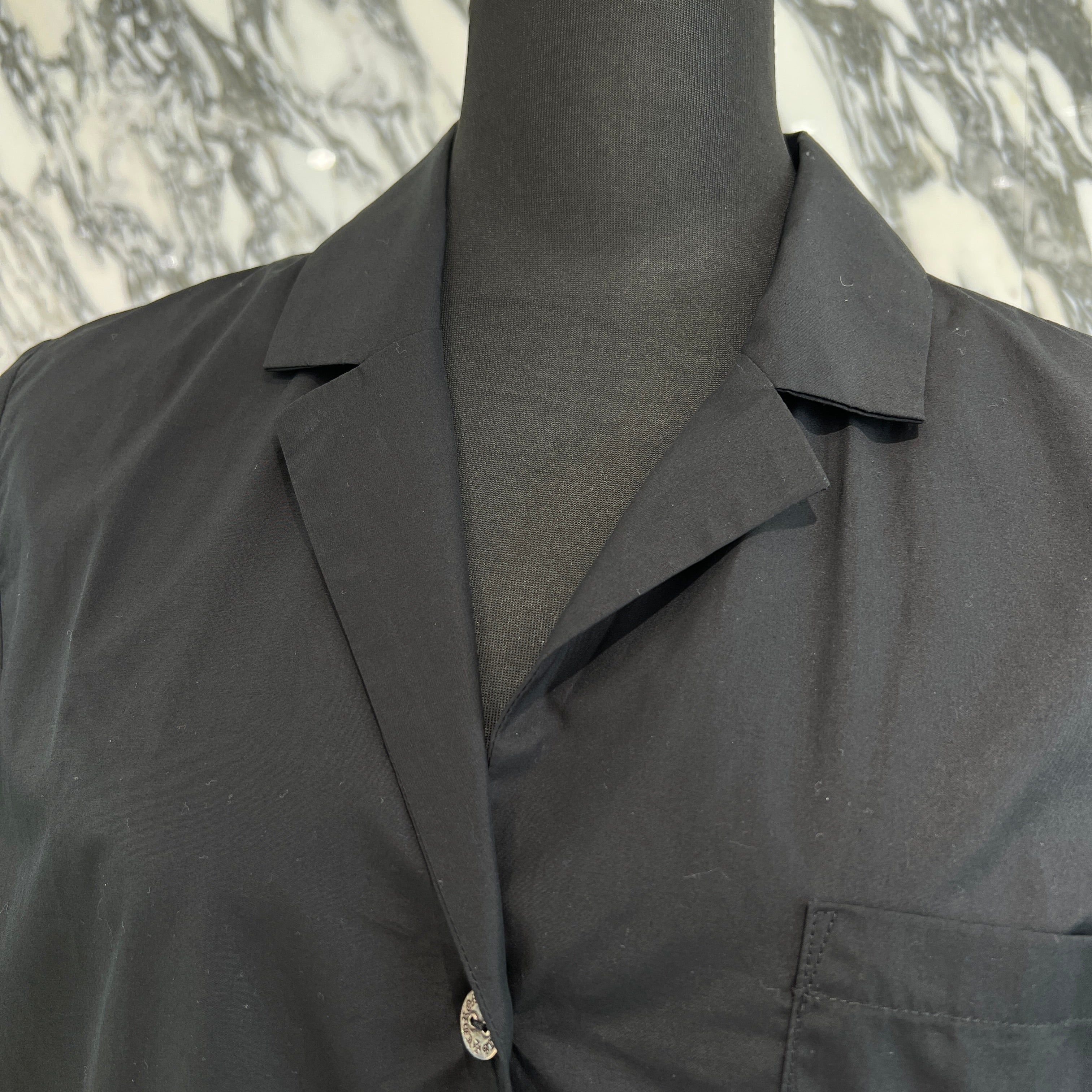 CHROME HEARTS Y NOT CH Logo Embroidery Short Sleeve Shirt Size M クロムハーツ ワイノット CHロゴエンブロイダリー ショートスリーブシャツ サイズM