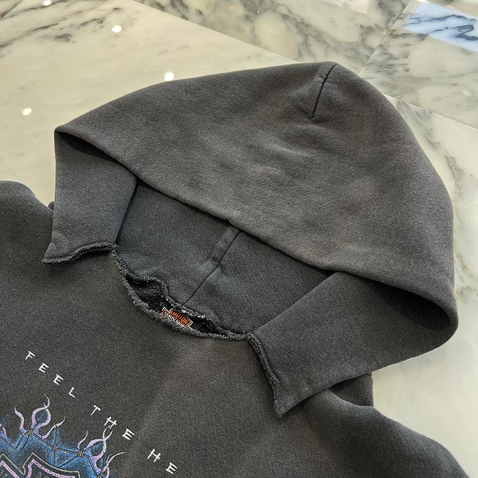 Vintage 00's Harley-Davidson ”FEEL THE HEAT” Pullover Hoodie ヴィンテージ 00's ハーレー・ダビットソン "フィール・ザ・ヒート" プルオーバーフーディ