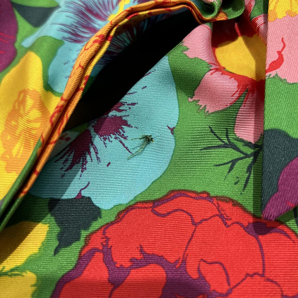 GUCCI × KEN SCOTT Floral Silk Maxi Dress 648923 ZAGIB Size 38 グッチ × ケンスコット フローラル シルク マキシドレス サイズ38