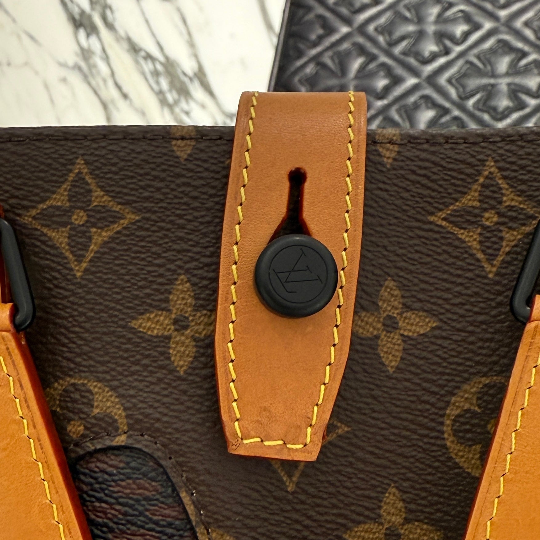 LOUIS VUITTON × NIGO 2022SS DAMIER Giant Monogram Mini Tote Bag N40355 ルイヴィトン × ニゴ ダミエ ジャイアント モノグラム ミニトートバッグ