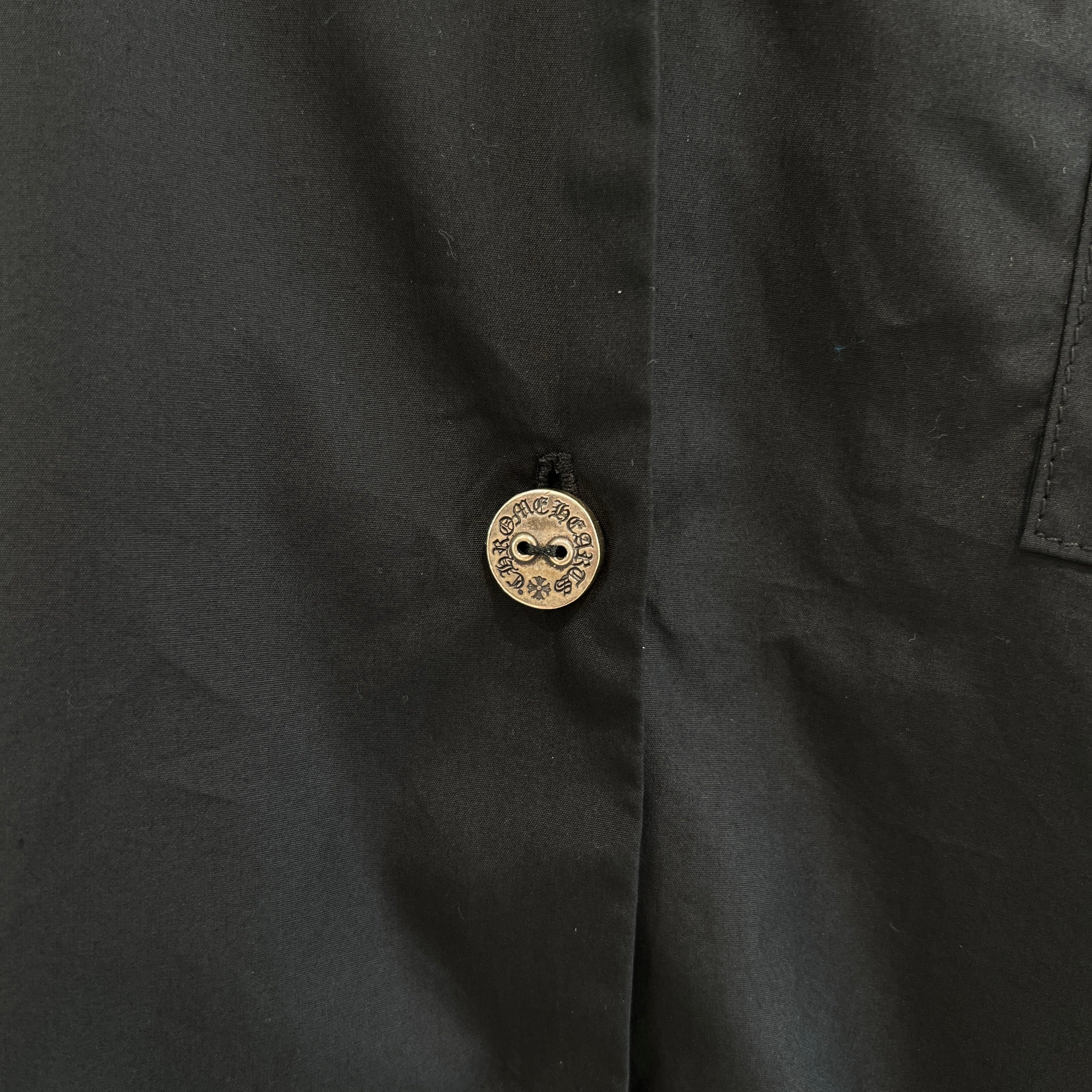 CHROME HEARTS Y NOT CH Logo Embroidery Short Sleeve Shirt Size M クロムハーツ ワイノット CHロゴエンブロイダリー ショートスリーブシャツ サイズM