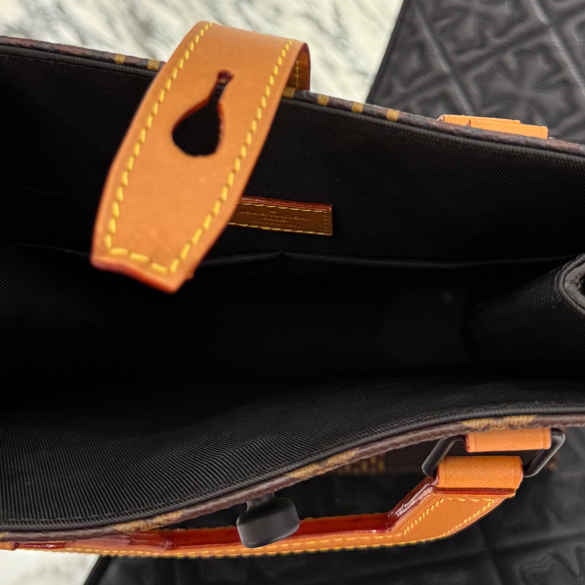 LOUIS VUITTON × NIGO 2022SS DAMIER Giant Monogram Mini Tote Bag N40355 ルイヴィトン × ニゴ ダミエ ジャイアント モノグラム ミニトートバッグ