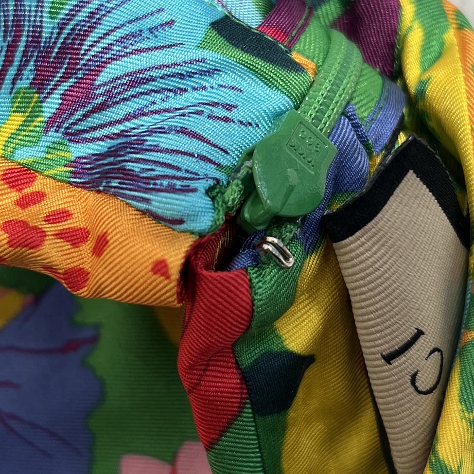 GUCCI × KEN SCOTT Floral Silk Maxi Dress 648923 ZAGIB Size 38 グッチ × ケンスコット フローラル シルク マキシドレス サイズ38