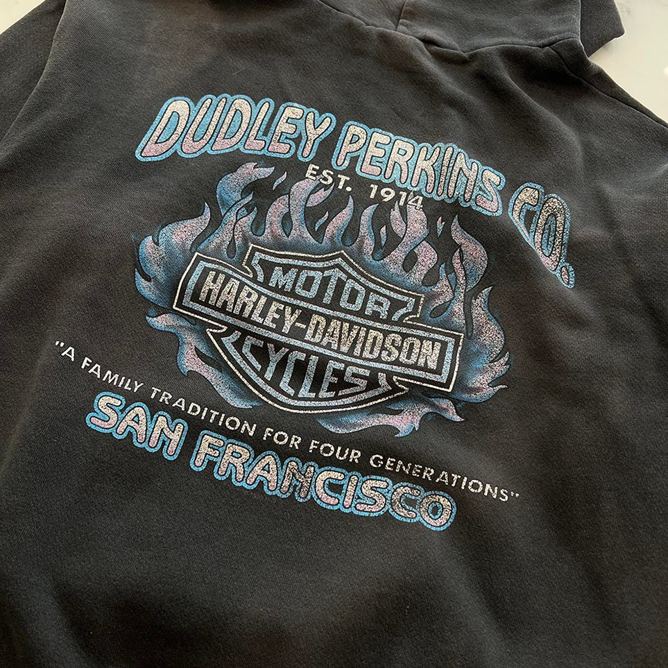 Vintage 00's Harley-Davidson ”FEEL THE HEAT” Pullover Hoodie ヴィンテージ 00's ハーレー・ダビットソン "フィール・ザ・ヒート" プルオーバーフーディ