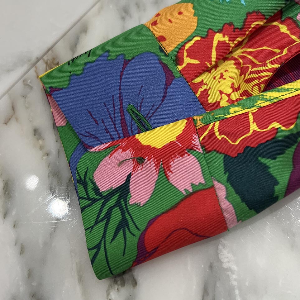 GUCCI × KEN SCOTT Floral Silk Maxi Dress 648923 ZAGIB Size 38 グッチ × ケンスコット フローラル シルク マキシドレス サイズ38