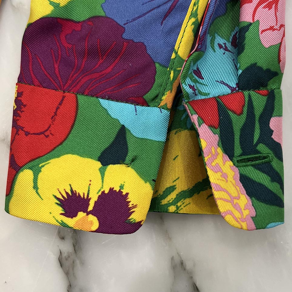 GUCCI × KEN SCOTT Floral Silk Maxi Dress 648923 ZAGIB Size 38 グッチ × ケンスコット フローラル シルク マキシドレス サイズ38