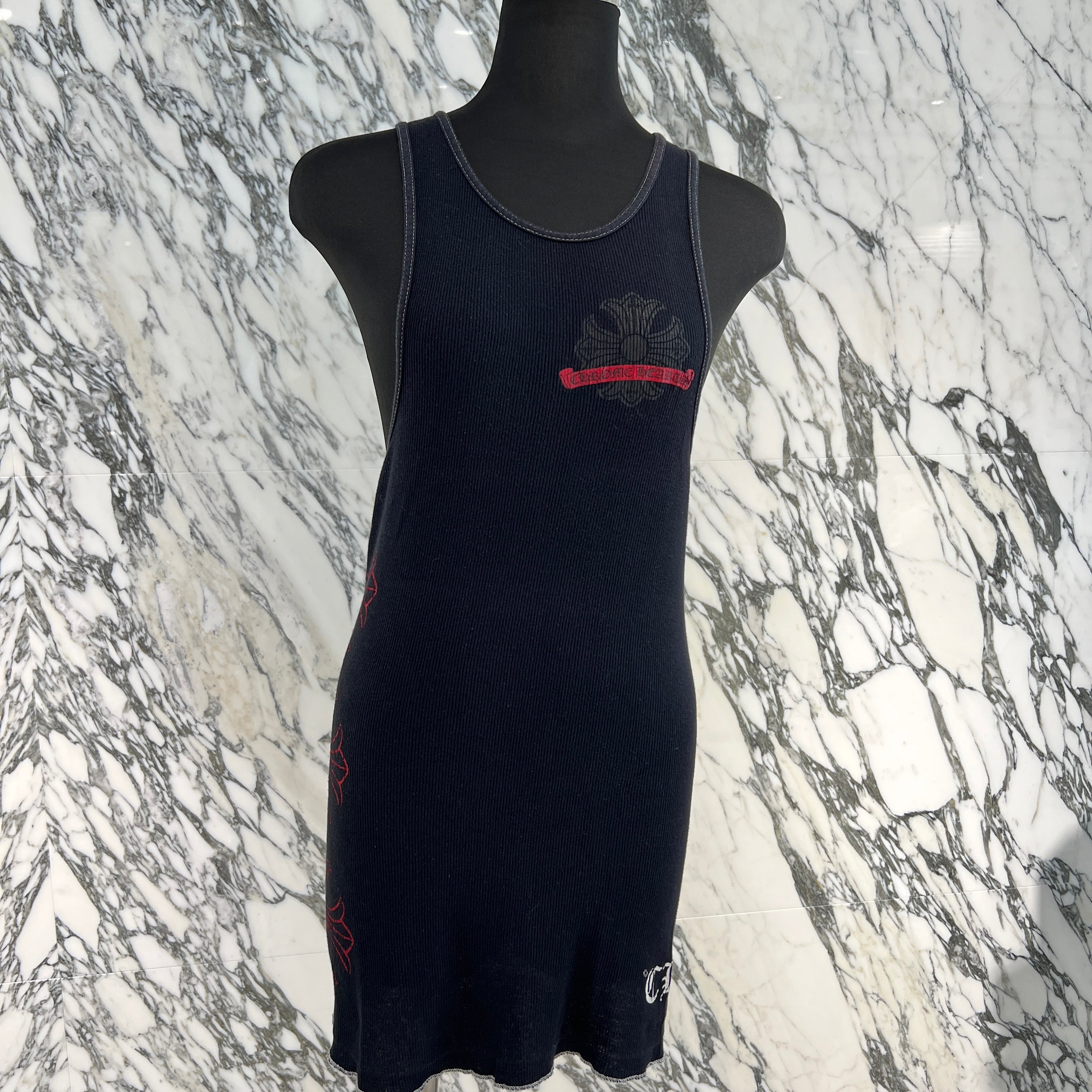 CHROME HEARTS Back Horseshoe Tank Top Size XL クロムハーツ バックホースシュータンクトップ サイズXL