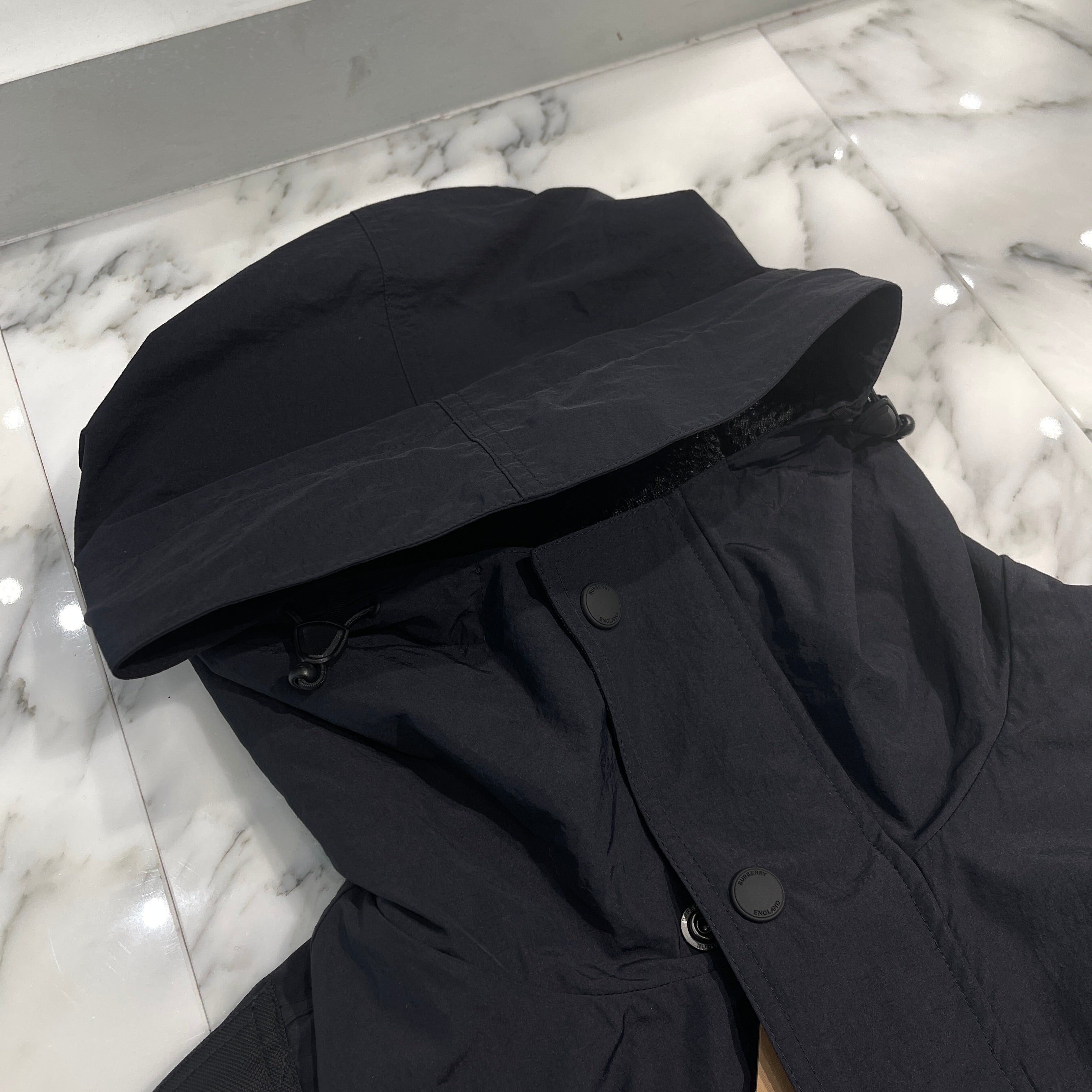 BURBERRY 2022AW Logo Hooded Mountain Parka 115895 A1189 Size L バーバリー ロゴ フーデッド マウンテンパーカー サイズL