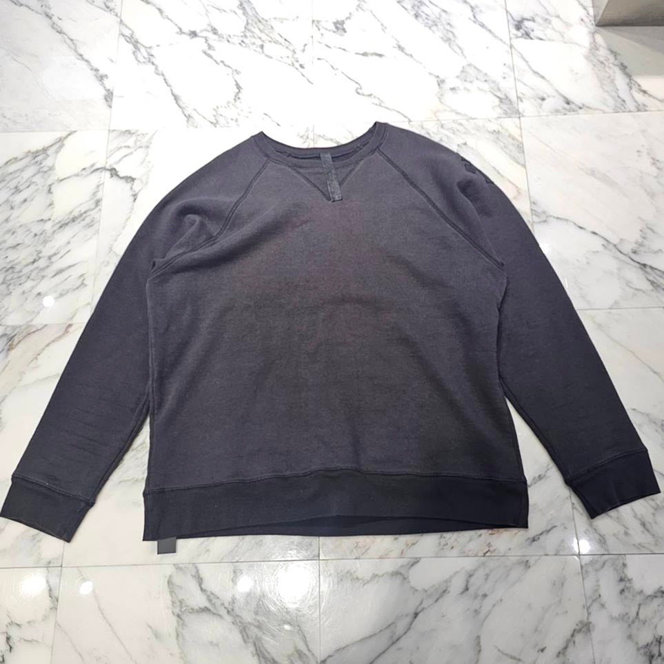 CHROME HEARTS Y NOT Triple Cross Leather Patch Sweat Shirt Size XL クロムハーツ ワイノット トリプルクロス レザーパッチ スウェットシャツ サイズXL