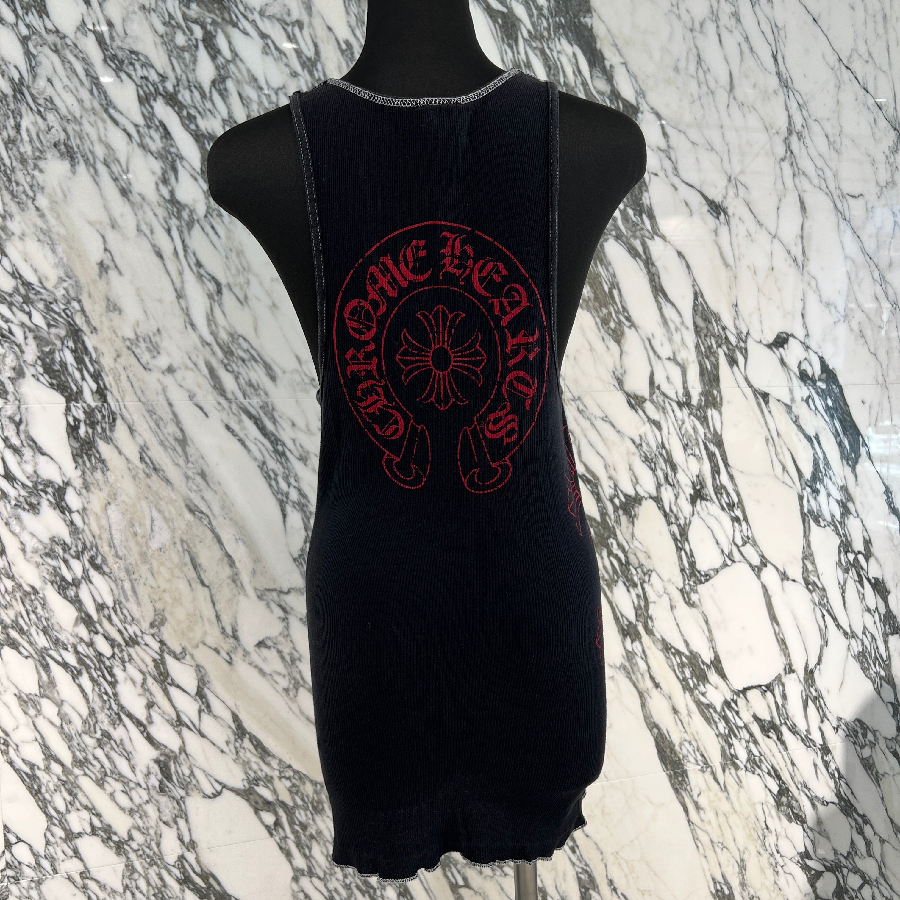 CHROME HEARTS Back Horseshoe Tank Top Size XL クロムハーツ バックホースシュータンクトップ サイズXL