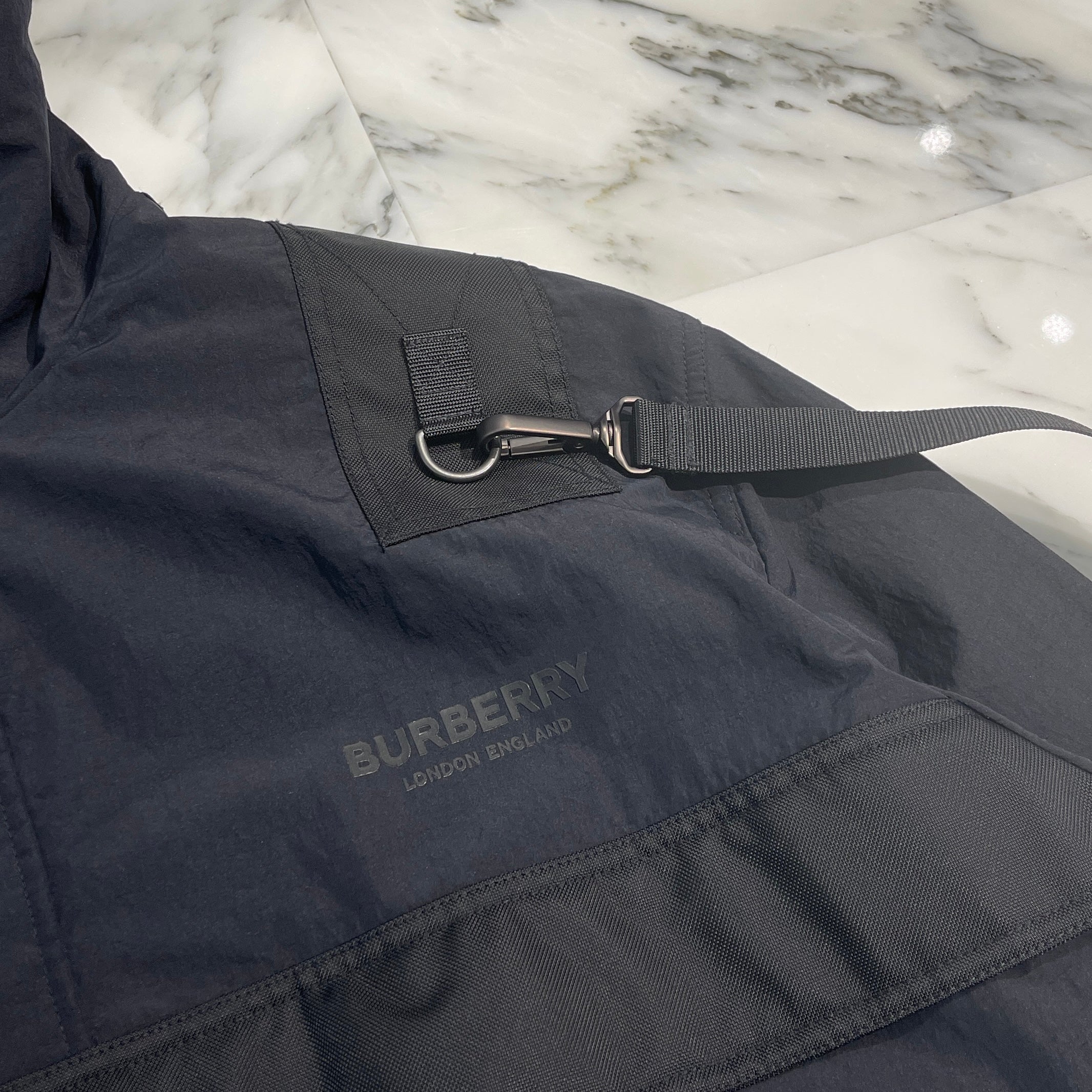 BURBERRY 2022AW Logo Hooded Mountain Parka 115895 A1189 Size L バーバリー ロゴ フーデッド マウンテンパーカー サイズL