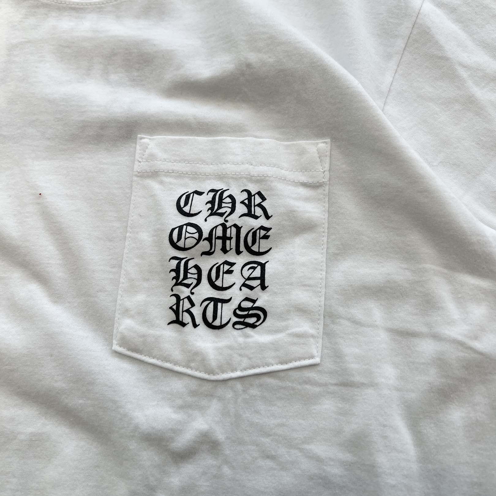 CHROME HEARTS Vertical Logo Tee Size L クロムハーツ ヴァーティカルロゴ Tシャツ サイズL