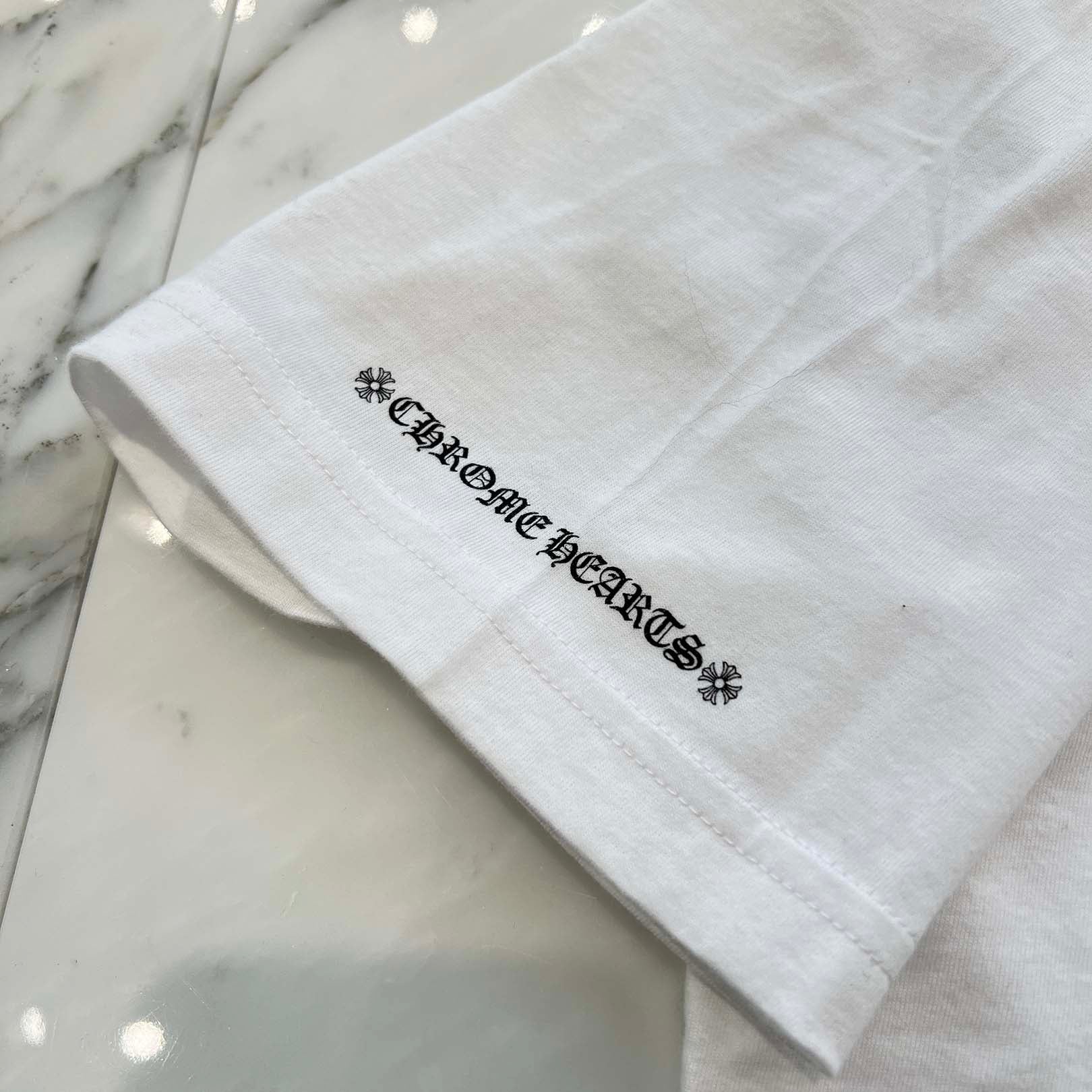 CHROME HEARTS Vertical Logo Tee Size L クロムハーツ ヴァーティカルロゴ Tシャツ サイズL
