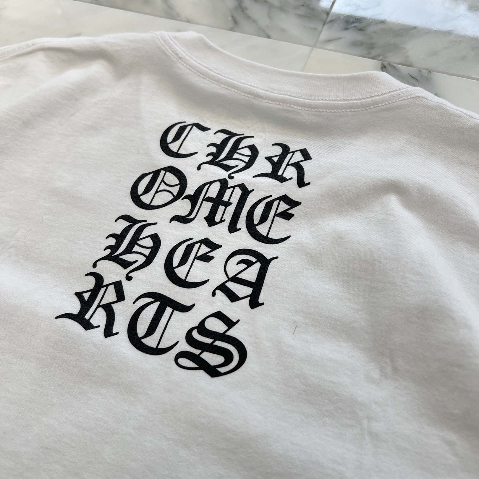 CHROME HEARTS Vertical Logo Tee Size L クロムハーツ ヴァーティカルロゴ Tシャツ サイズL