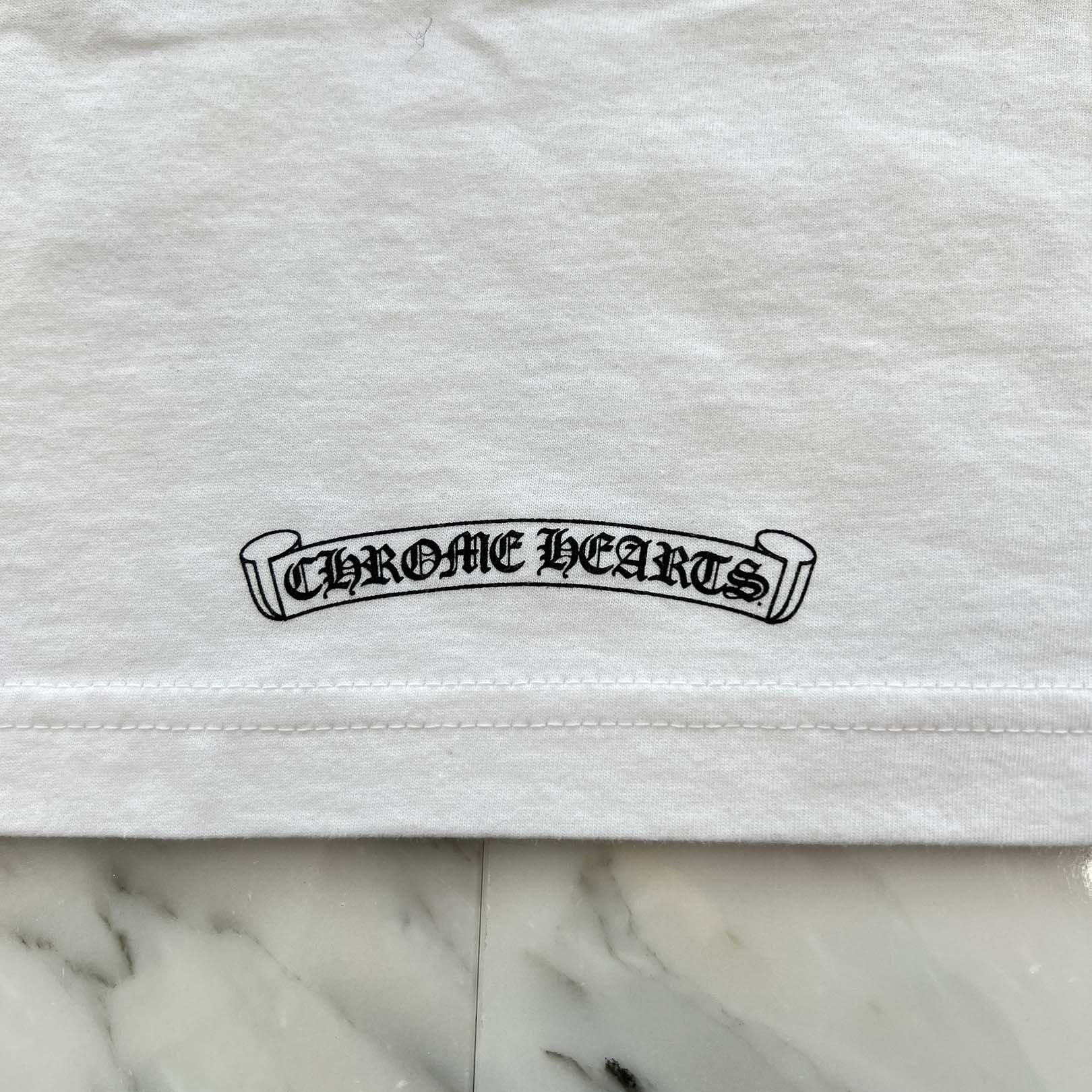 CHROME HEARTS Vertical Logo Tee Size L クロムハーツ ヴァーティカルロゴ Tシャツ サイズL