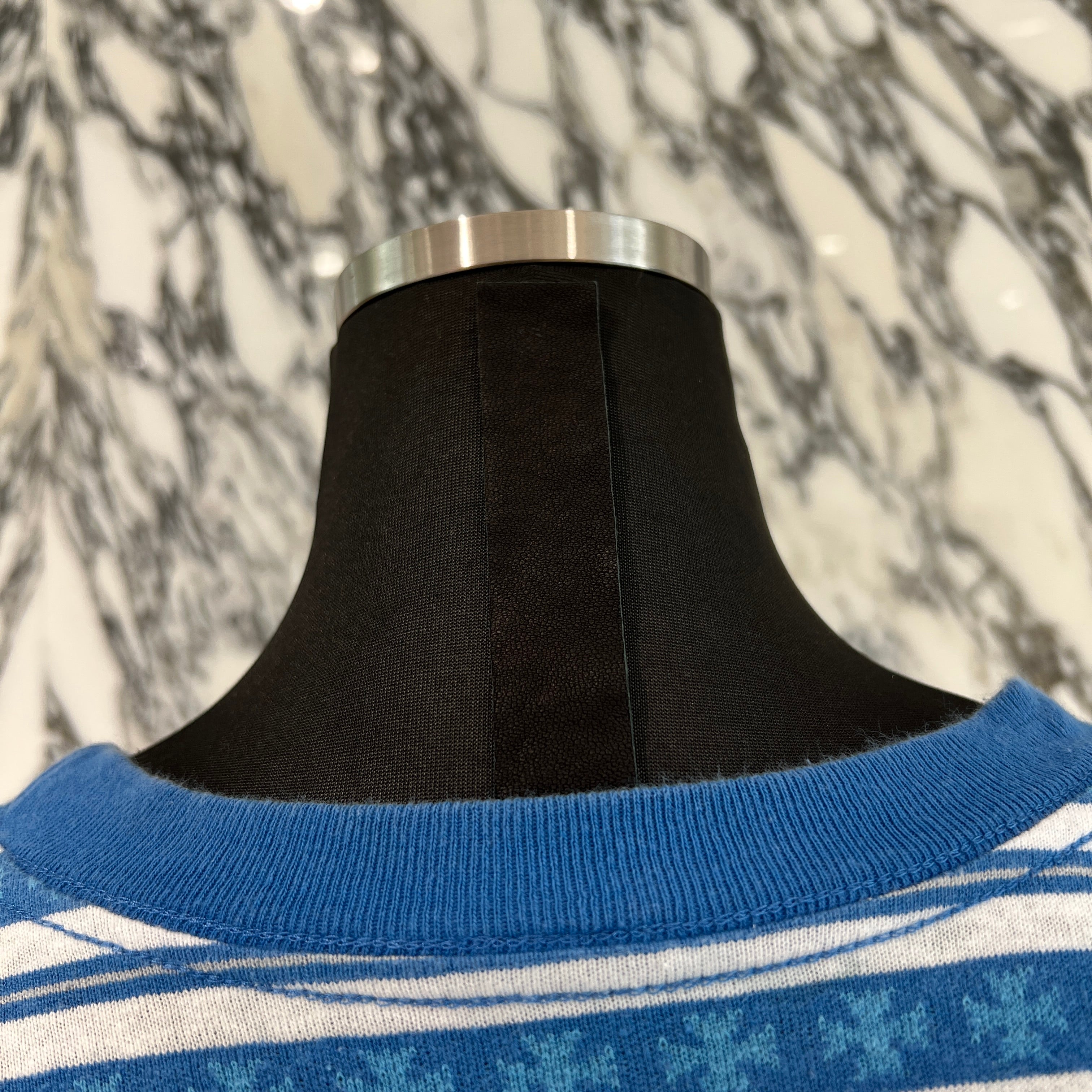 CHROME HEARTS Y NOT Vine Dagger Embroidery CH Plus Stripe Tee Size L クロムハーツ ワイノット ヴァインダガー刺繍 CHプラス ストライプ Tシャツ サイズL