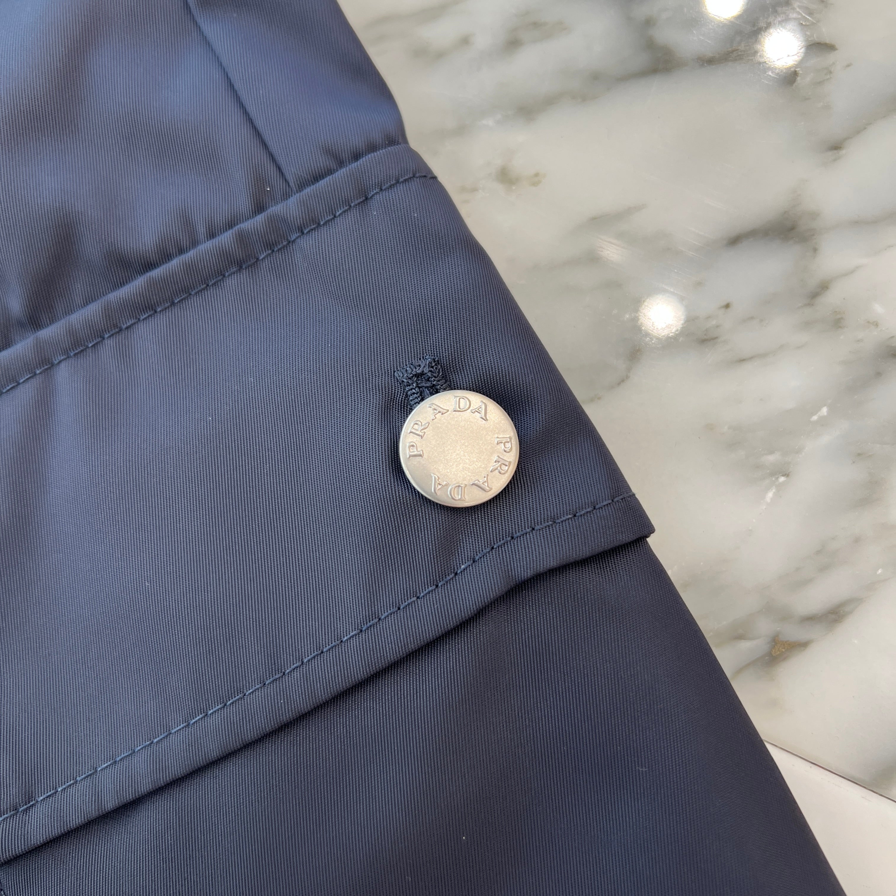 PRADA 2023SS Re-Nylon Triangle Logo Plate Cargo Shorts SPH244 S231 1WQ8 Size 52 プラダ リ・ナイロン トライアングルロゴプレート カーゴハーフパンツ サイズ52