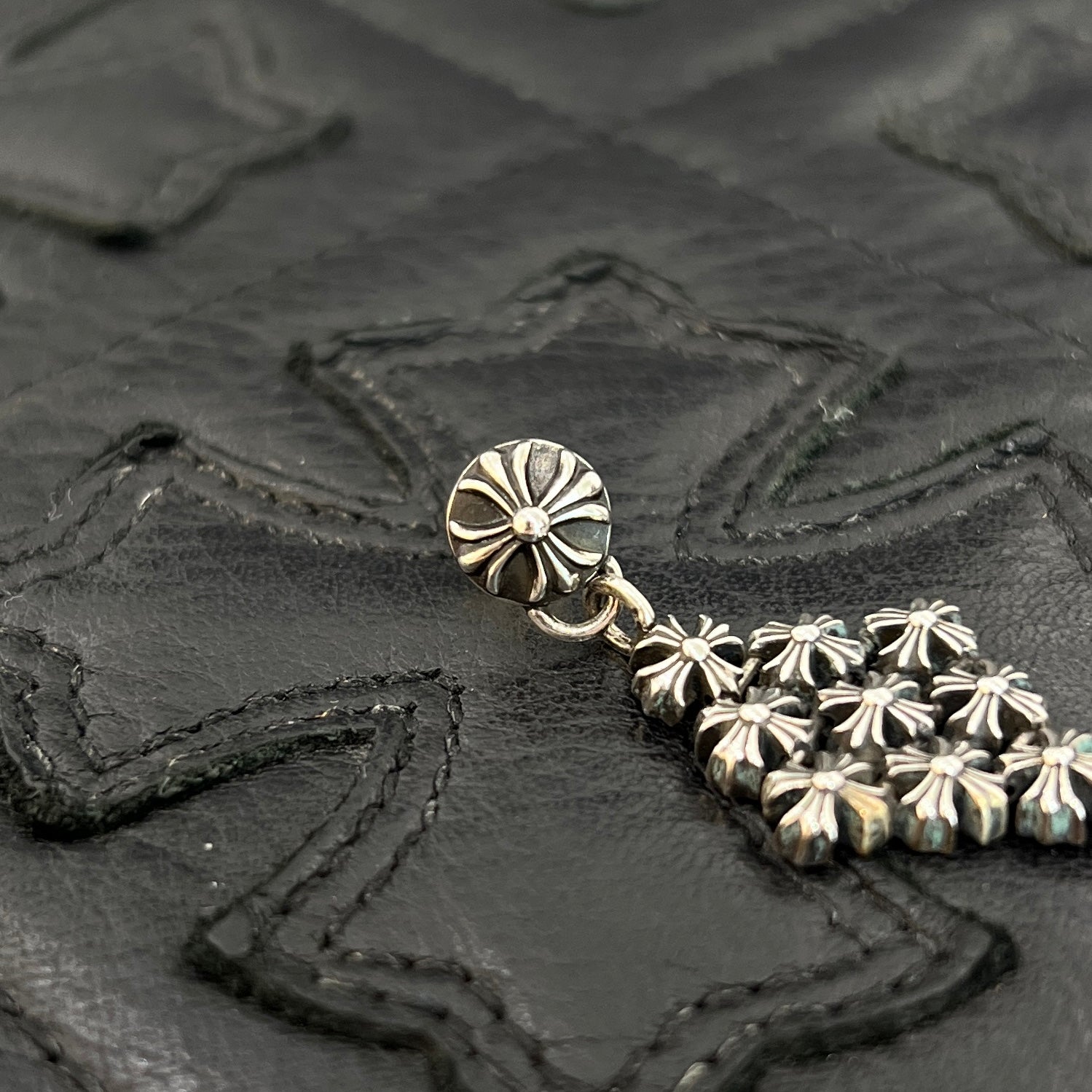 CHROME HEARTS Chain Mail CH Plus Earring クロムハーツ チェーンメイル CHプラス イヤリング ピアス シルバー925