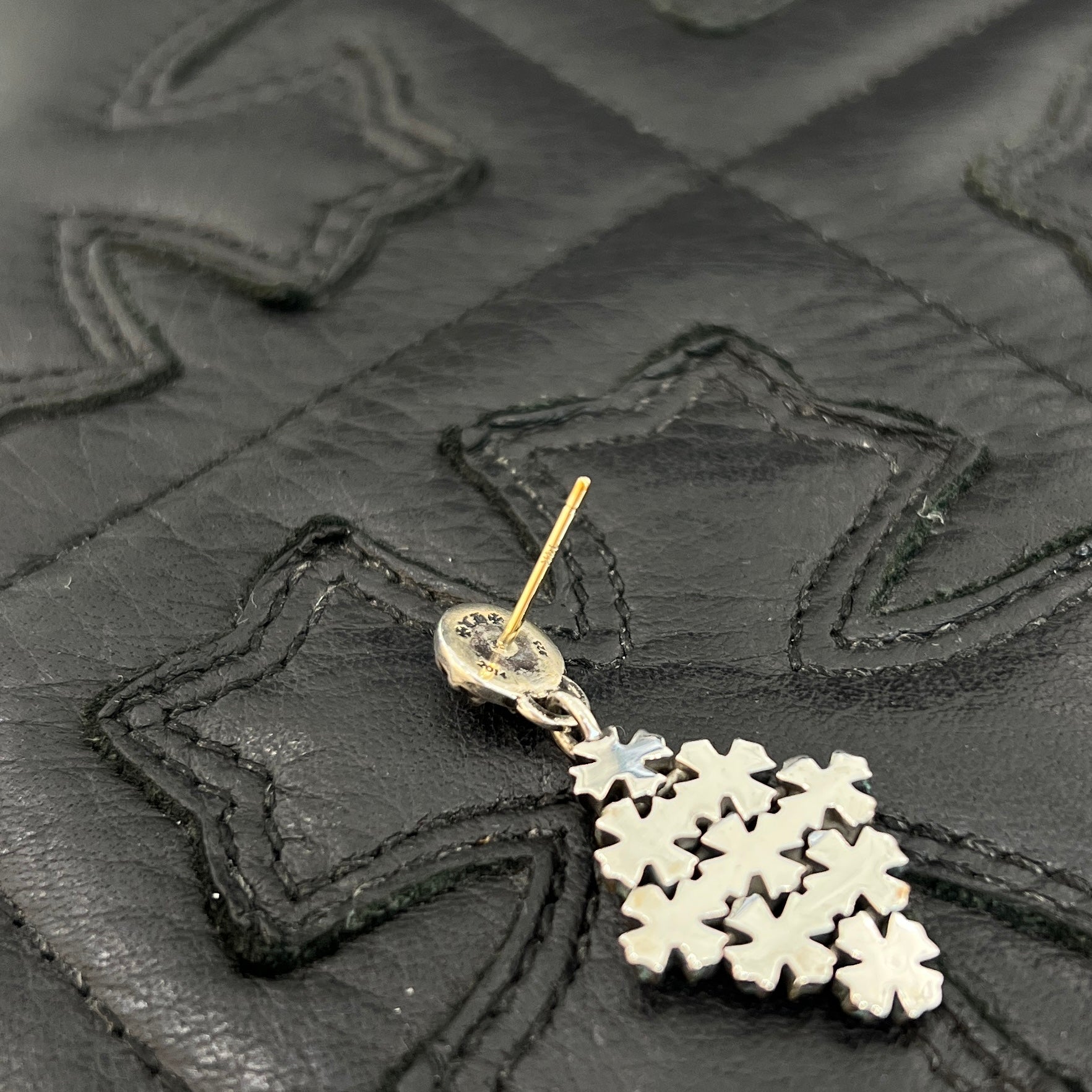 か*ん様 クロムハーツ　ピアス CHROME HEARTS クロムハーツ ピアス 22K SPIKE TNY DRP タイニー