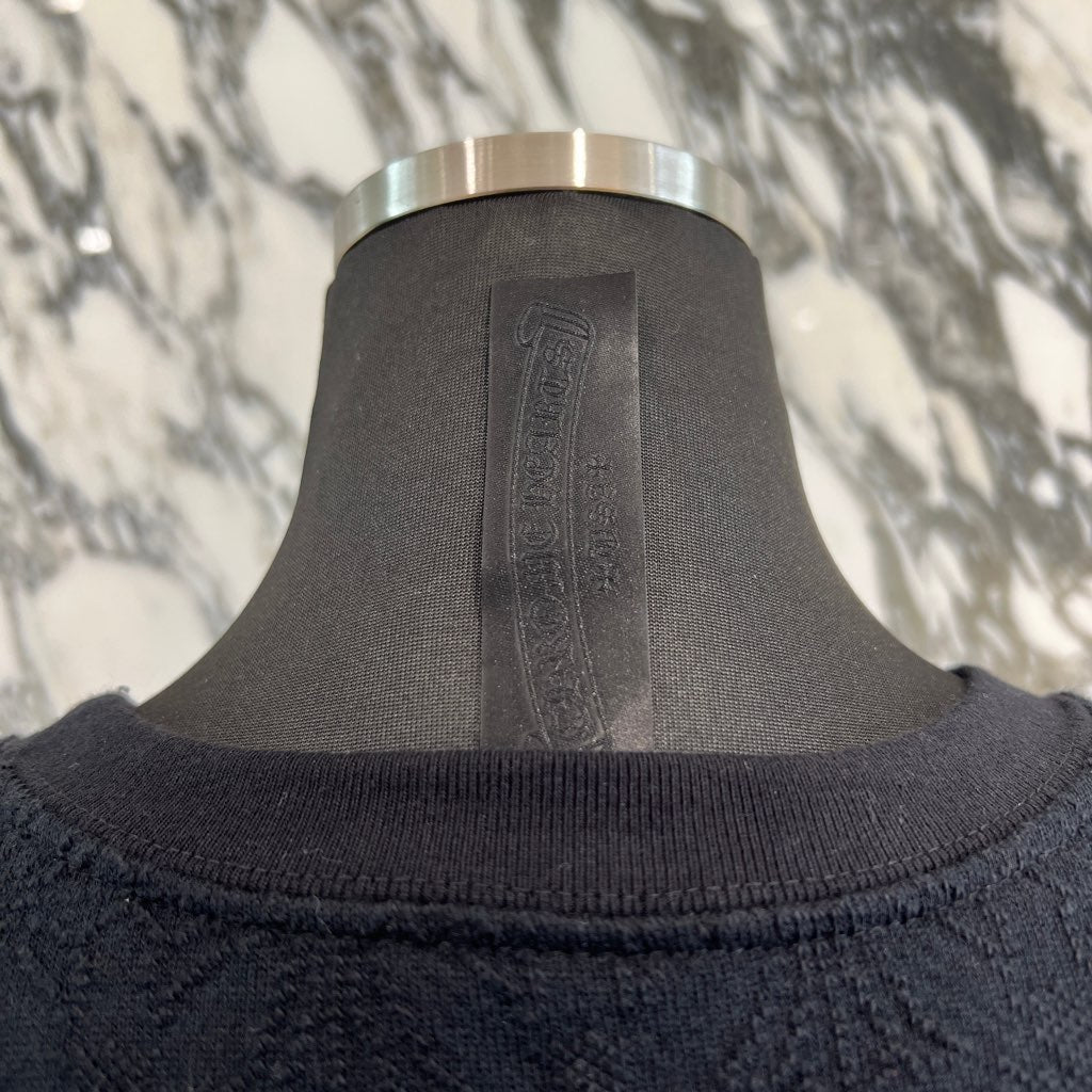 CHROME HEARTS Y NOT Vertical Logo Sweat Shirt Size M クロムハーツ ワイノット ヴァーティカルロゴ クロップド スウェットシャツ Tシャツ サイズM