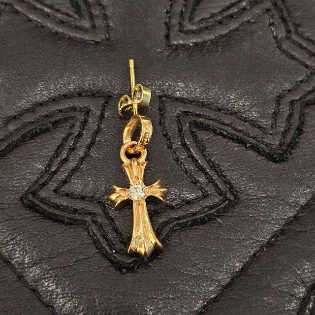 CHROME HEARTS 22K BABY FAT Earrings 1 Pave Diamond クロム