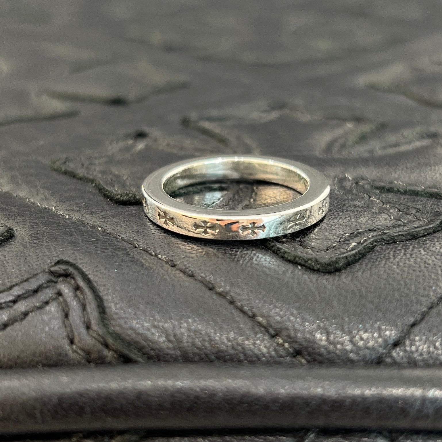 CHROME HEARTS 3mm SPACER FUCK YOU Ring Size 17.5号 クロム